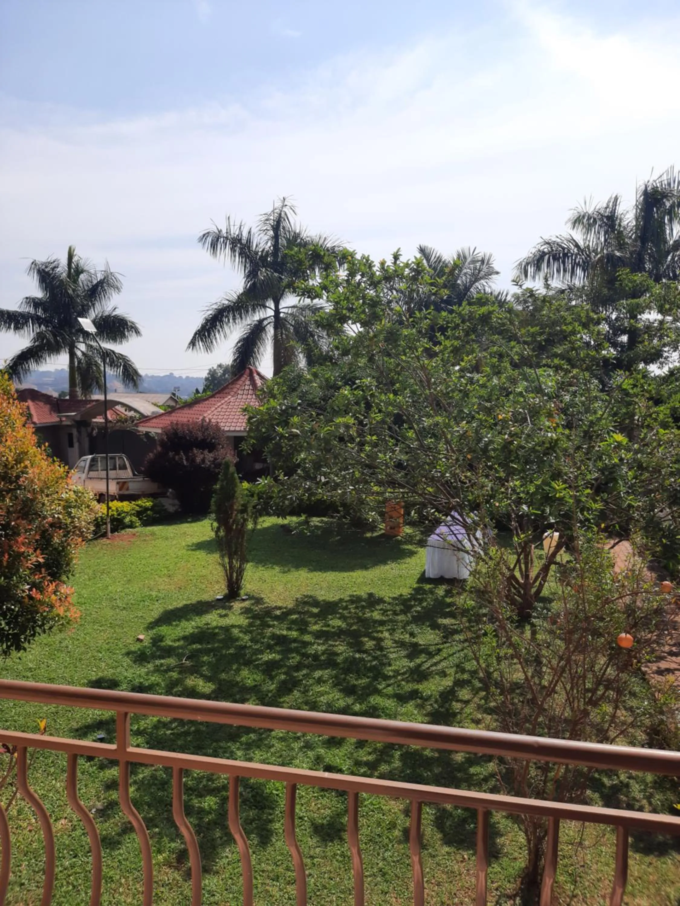 Garden view in Airport Side Hotel Entebbe