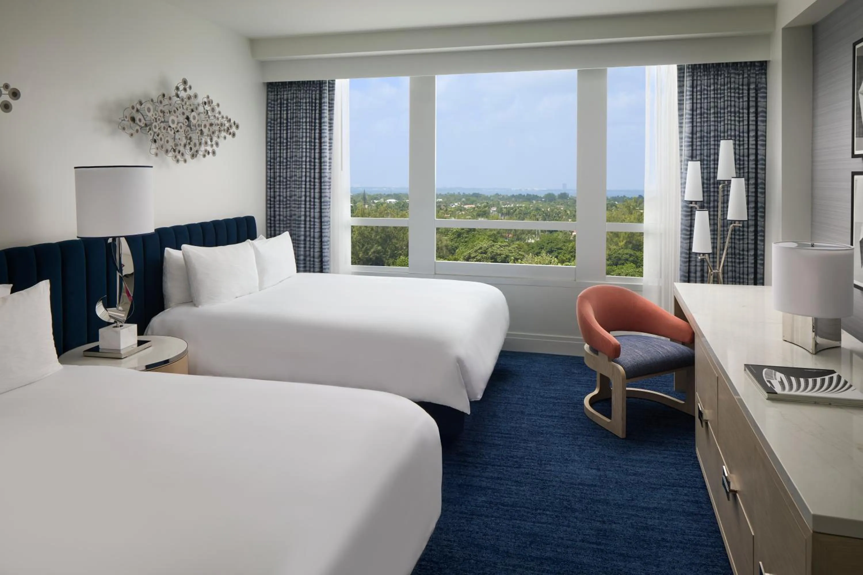 Bed in Fontainebleau Miami Beach