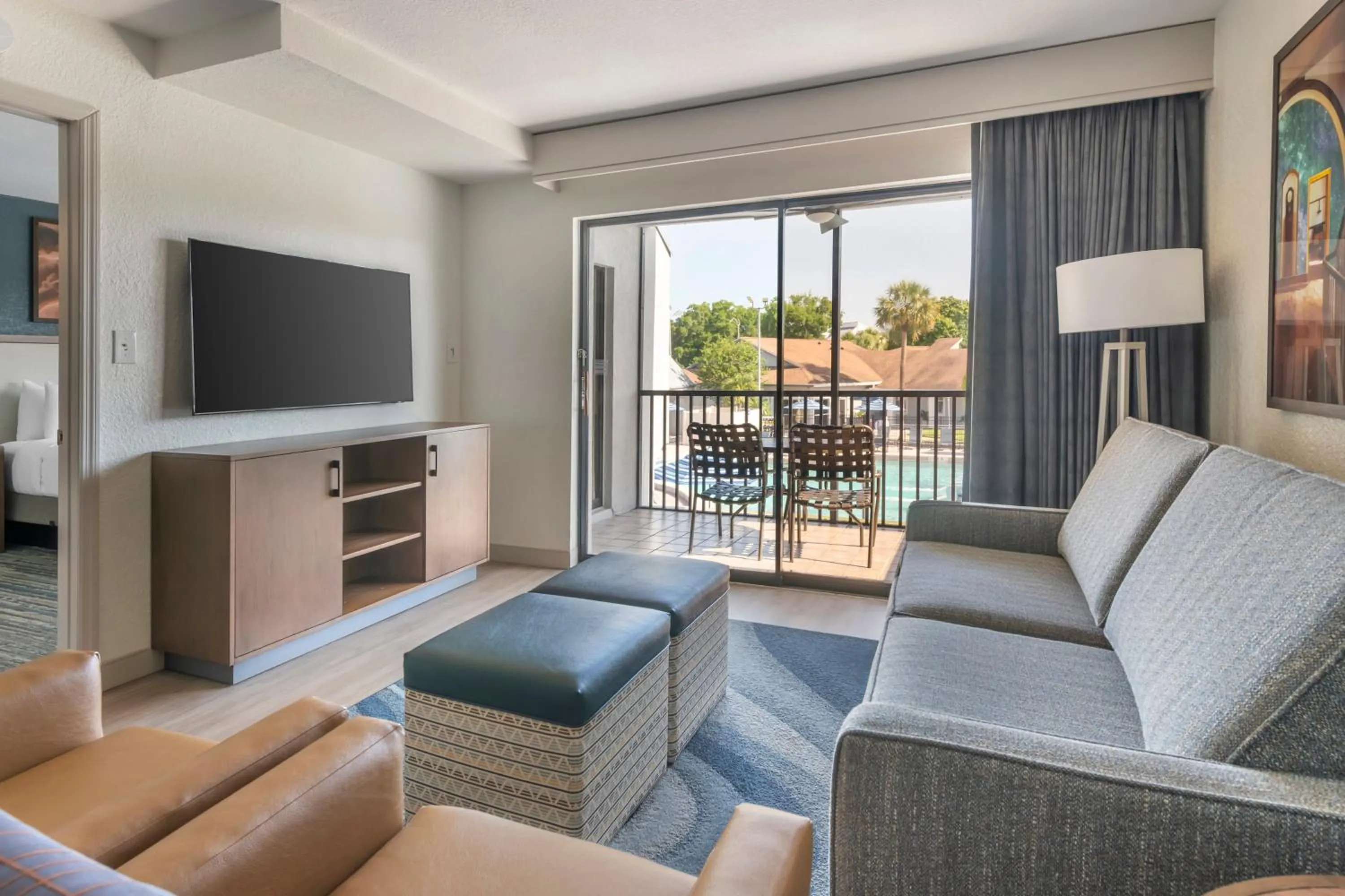 Living room in Orbit One Vacation Villas