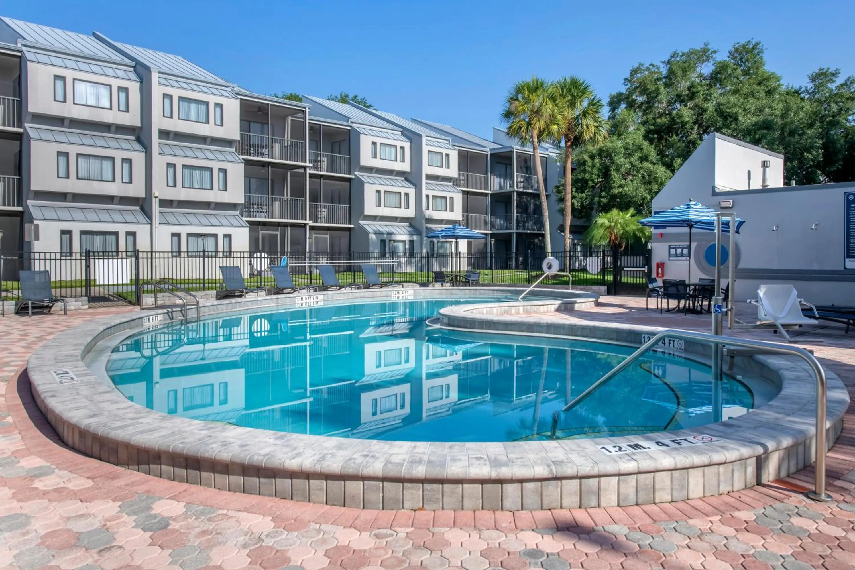 Swimming pool in Orbit One Vacation Villas