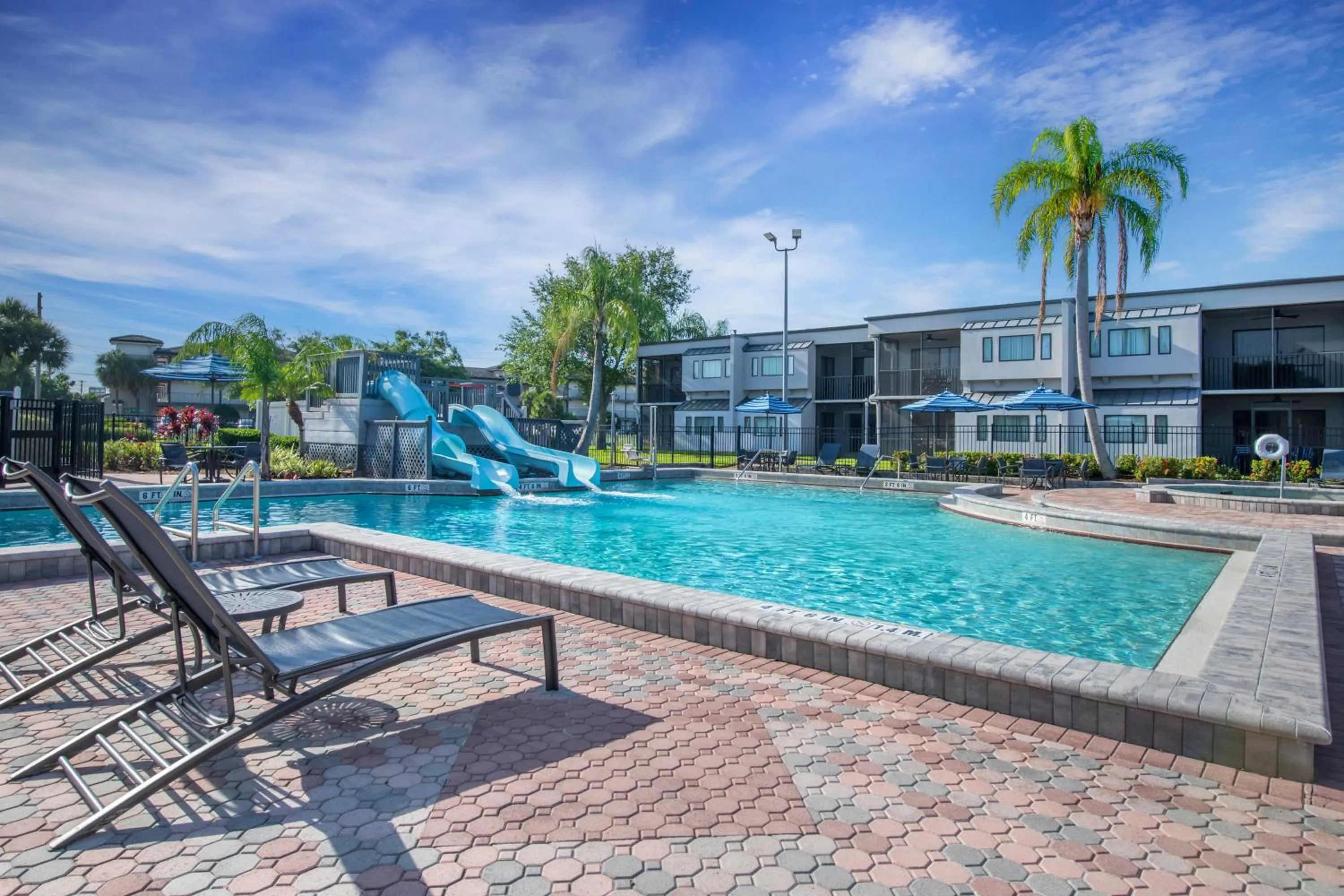 Swimming pool in Orbit One Vacation Villas