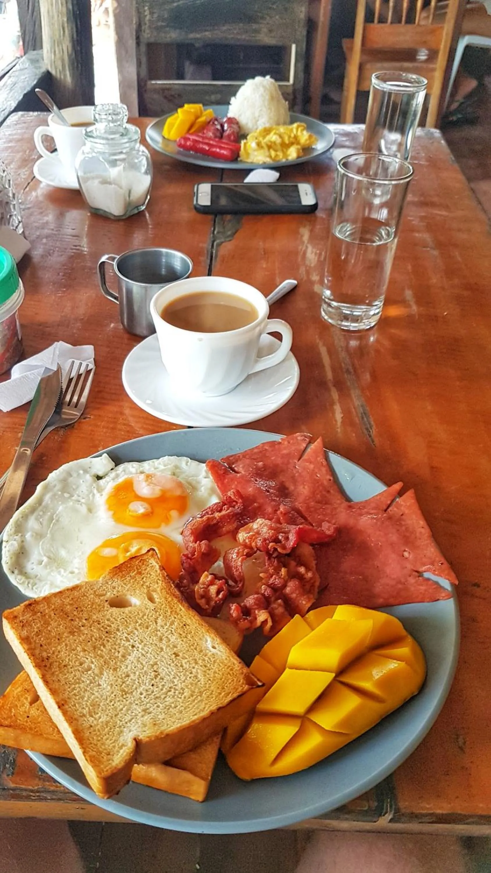 Breakfast in WHITE BEACH GUEST HOUSE