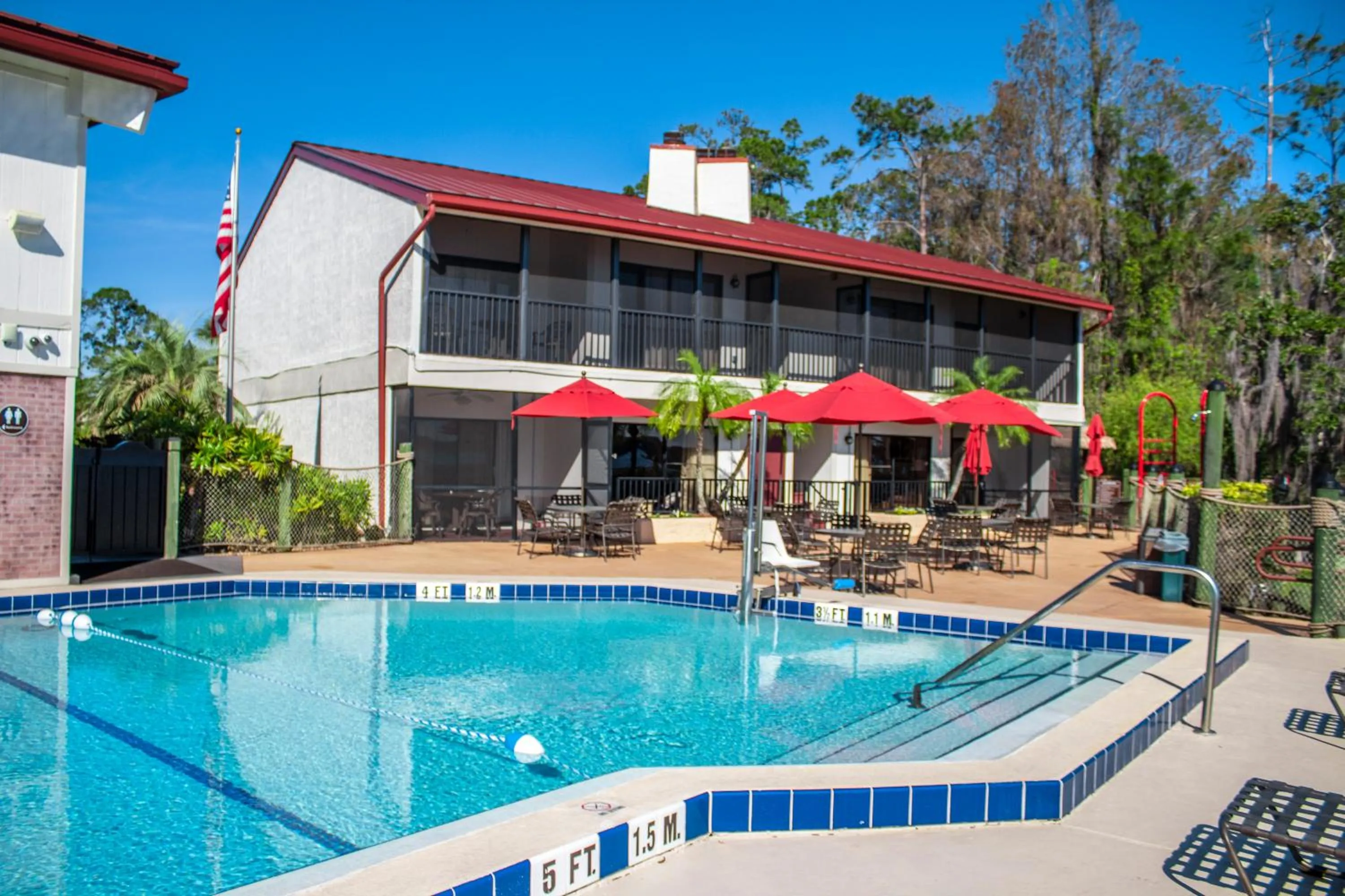 Swimming pool in Bryan's Spanish Cove