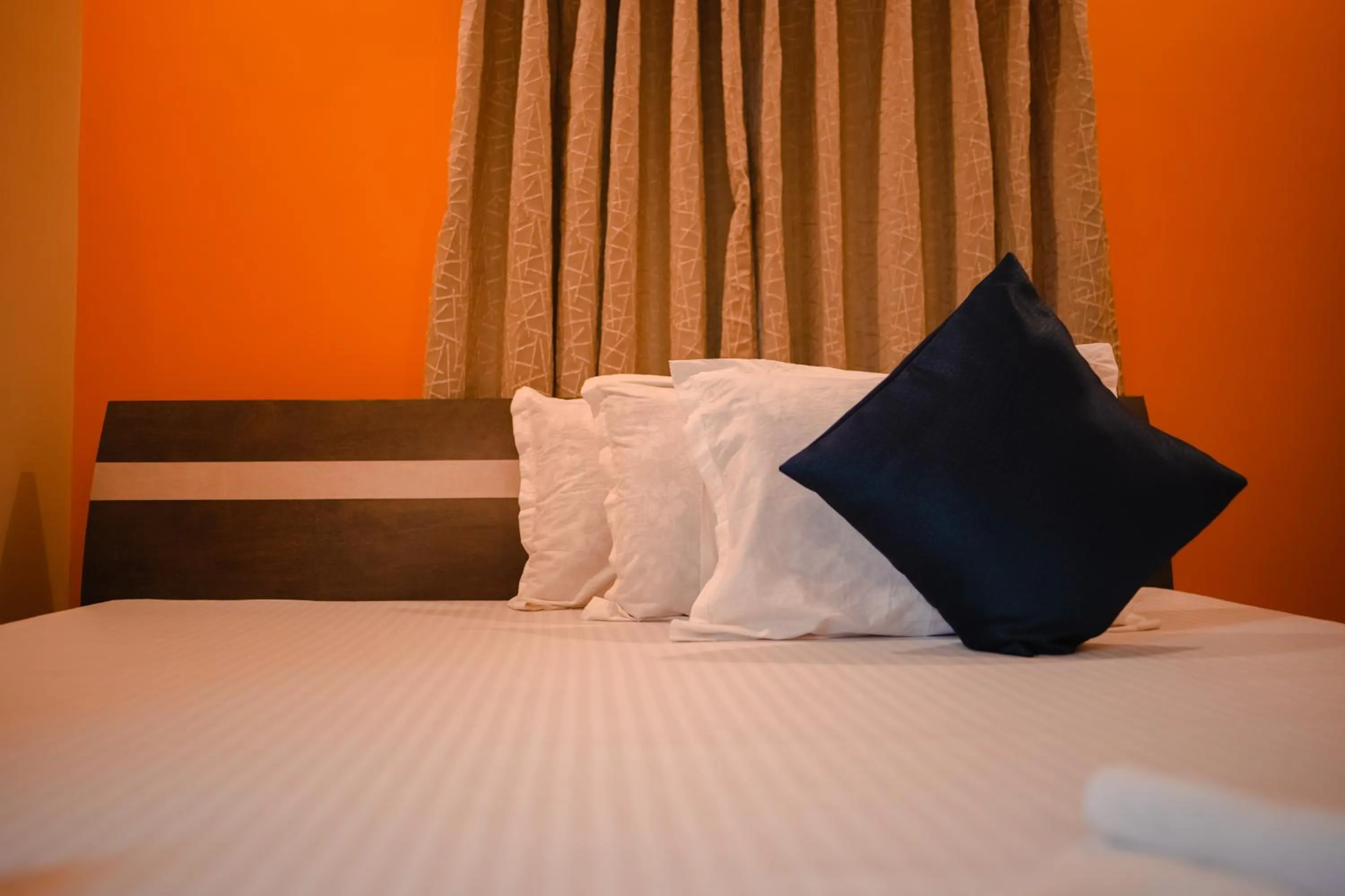 Bed in Kristi Guest House, Shantiniketan