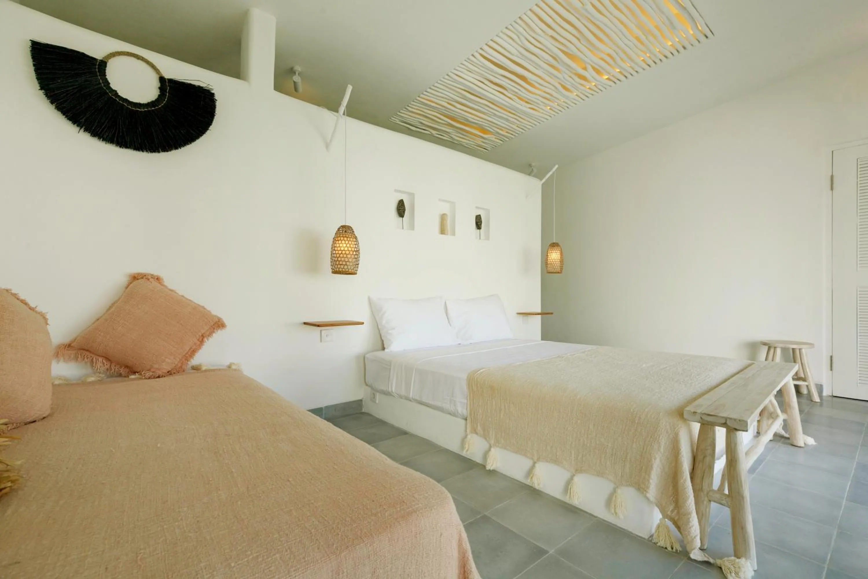 Photo of the whole room, Bed in The Bingin Beach Villas' Bungalow Resort