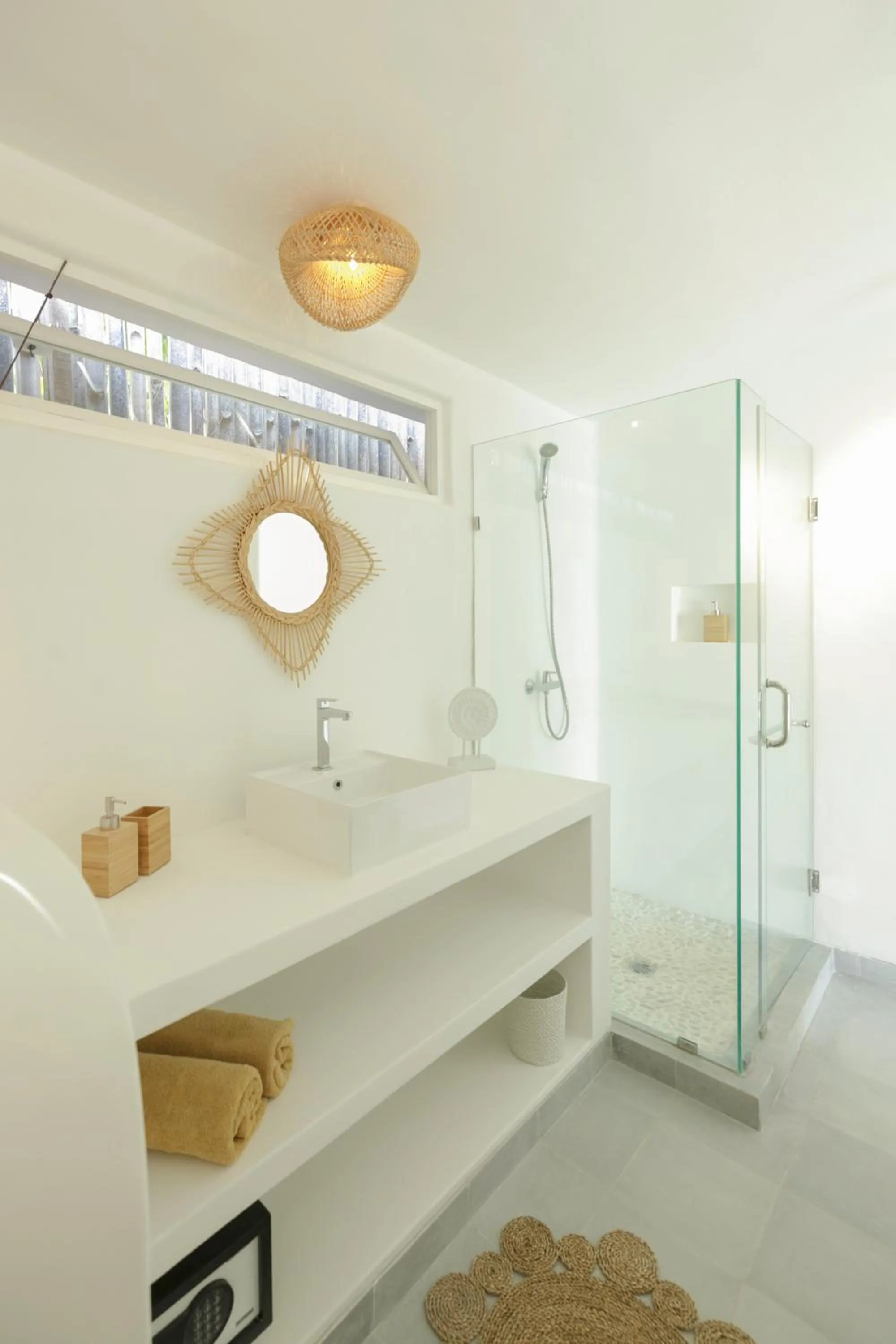 Shower in The Bingin Beach Villas' Bungalow Resort