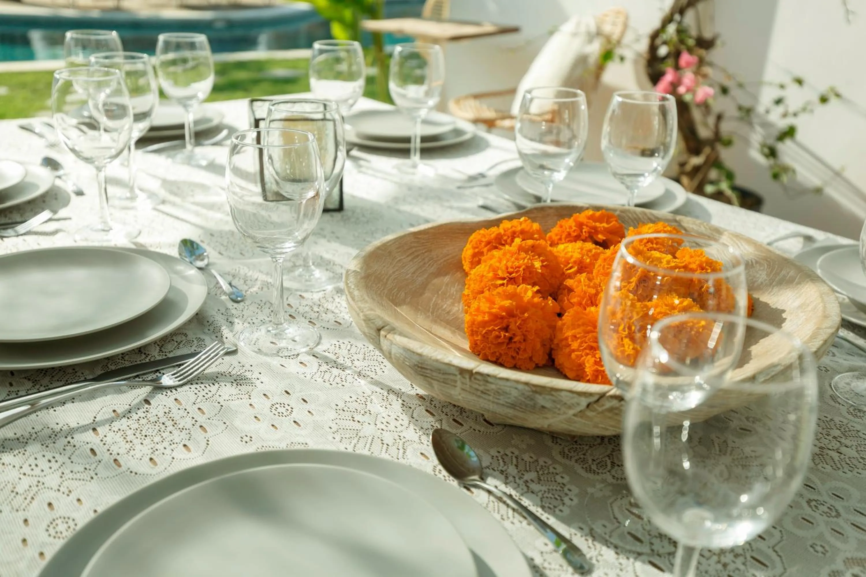 Food and drinks in The Bingin Beach Villas' Bungalow Resort