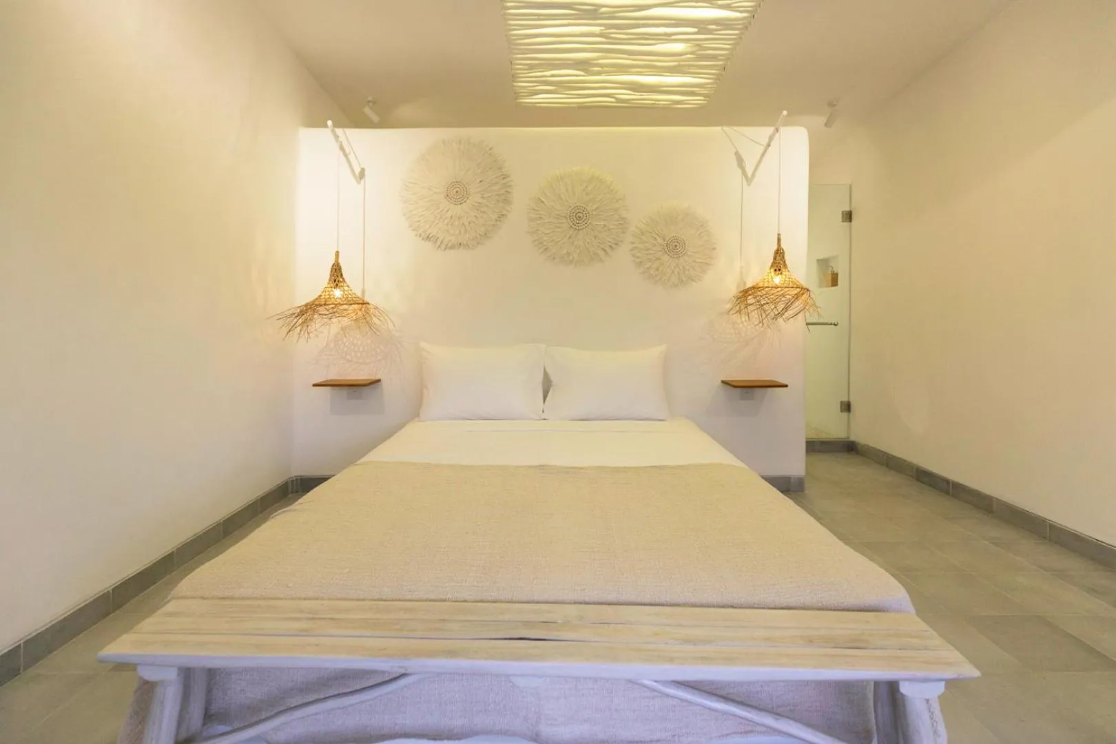 Bedroom, Bed in The Bingin Beach Villas' Bungalow Resort