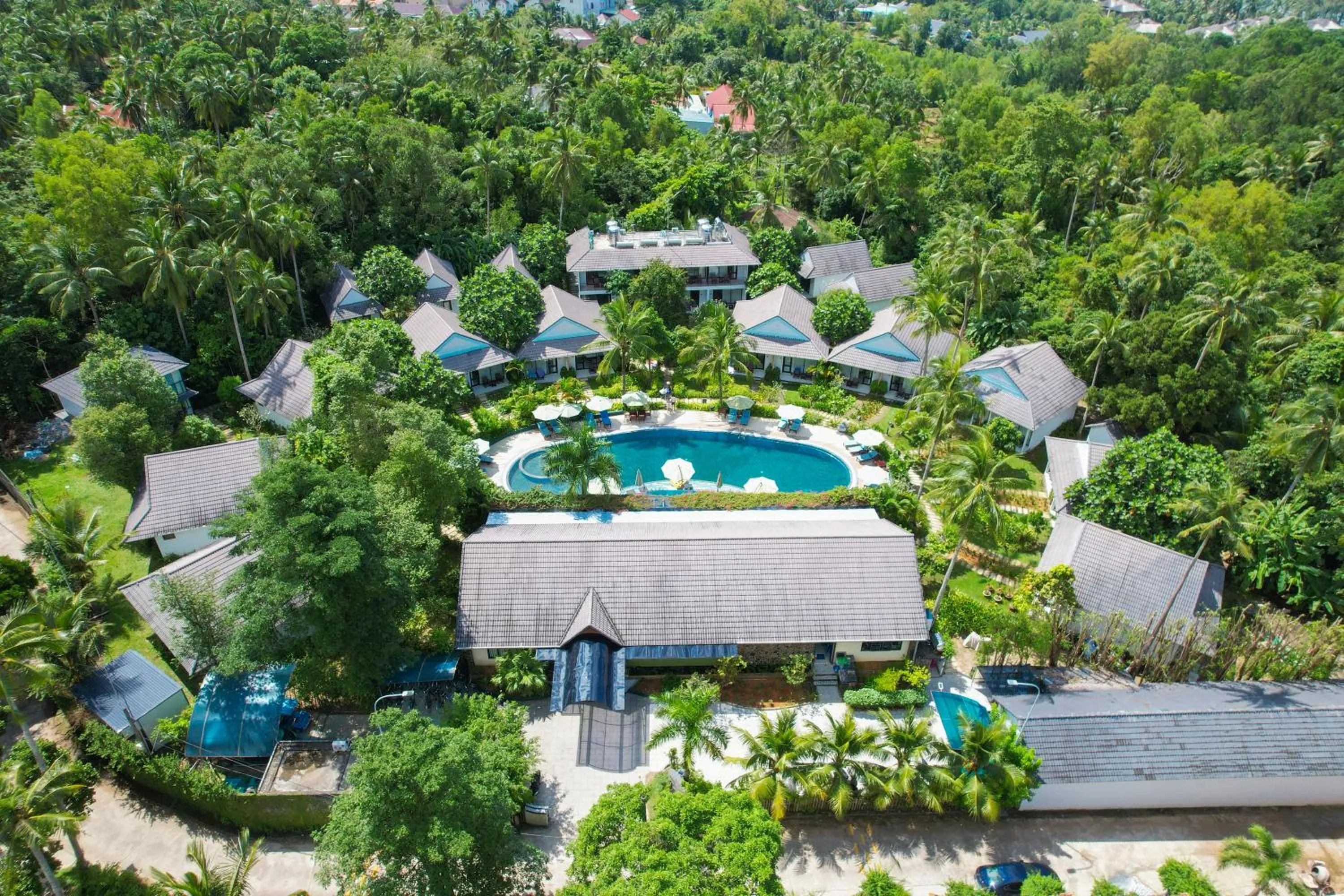 Garden view in Kingo Retreat Resort