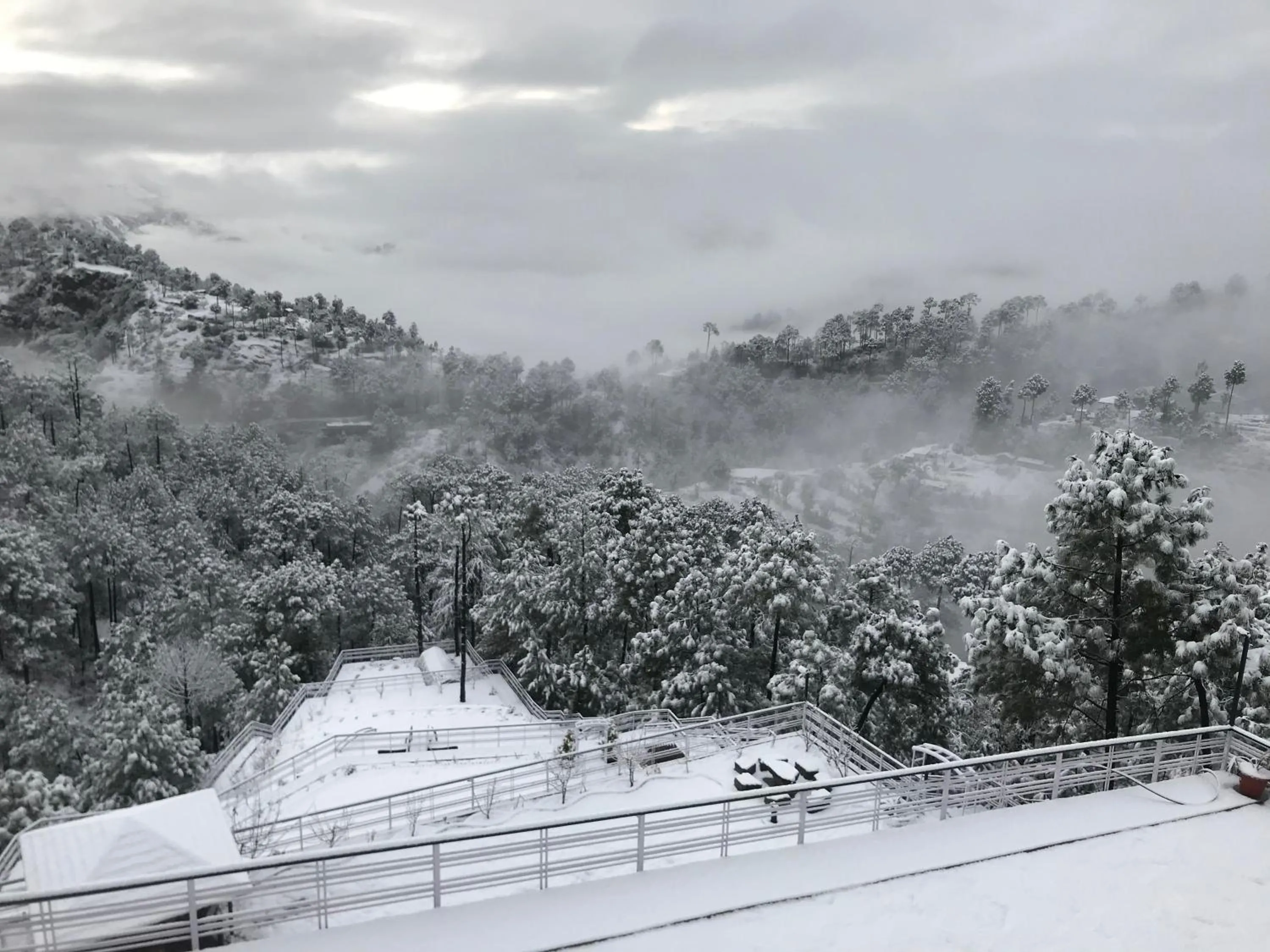 Mountain view in Kanishka Retreat Resort Chail