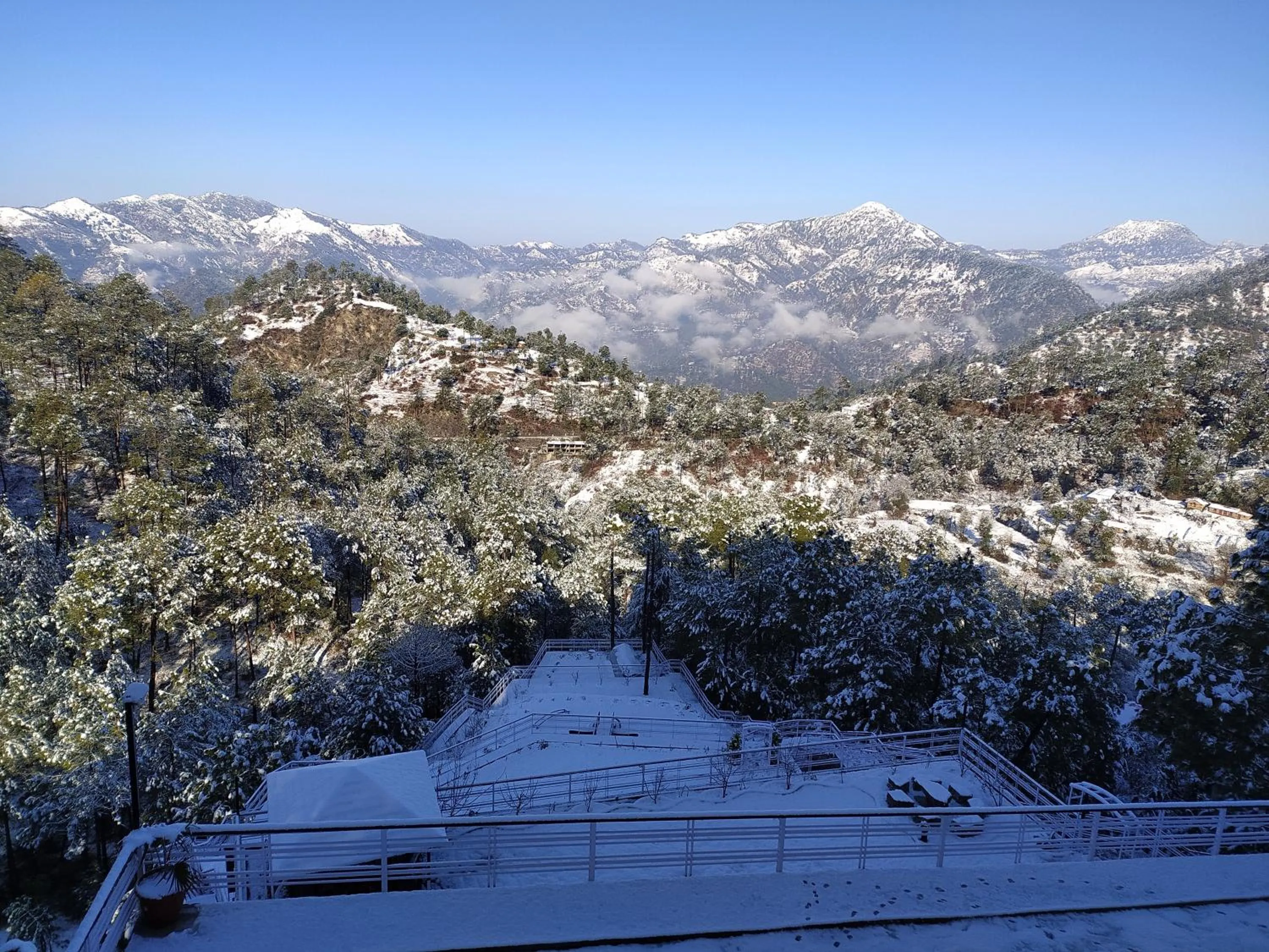 Winter in Kanishka Retreat Resort Chail