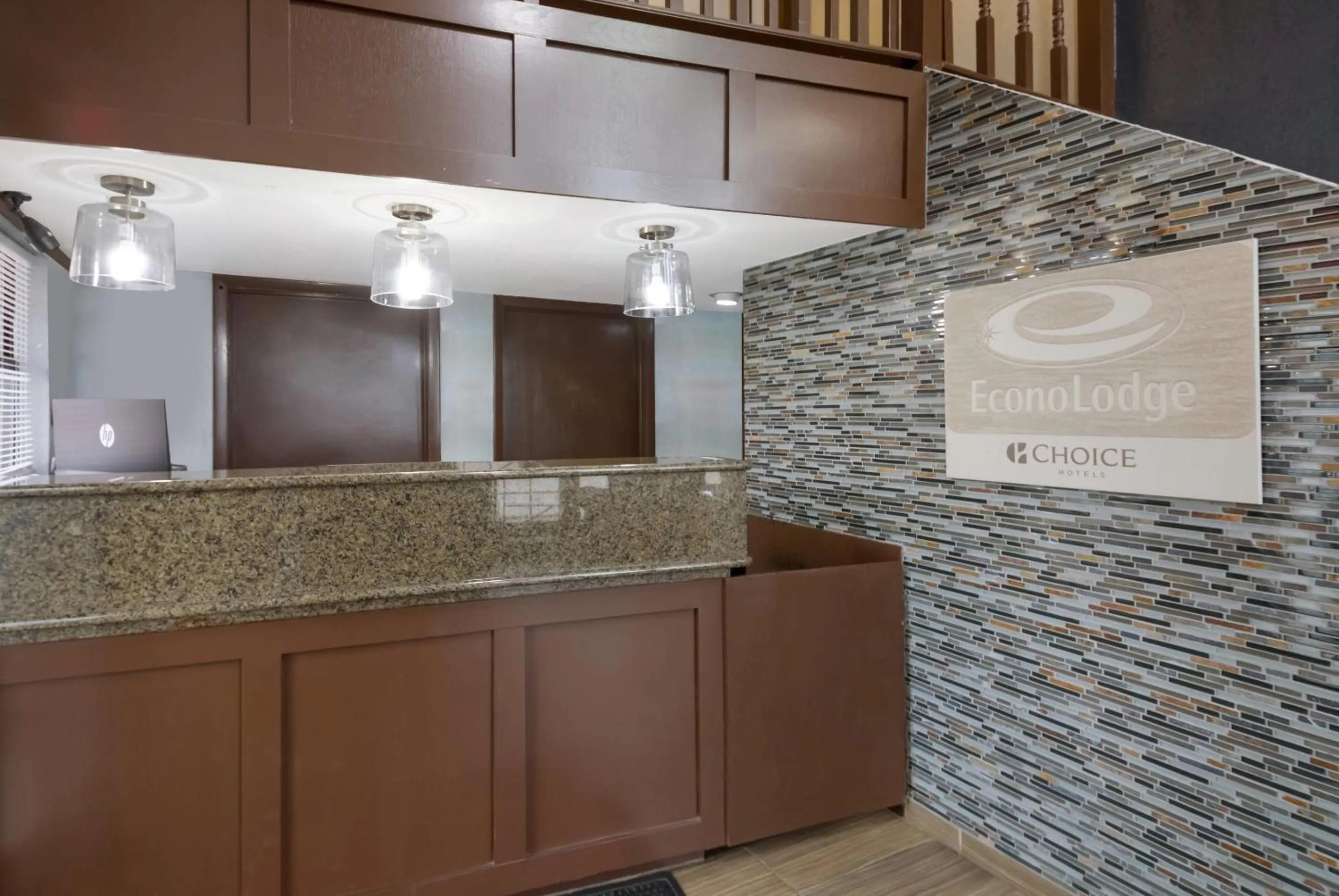 Lobby or reception in Econo Lodge Austin North near The Domain