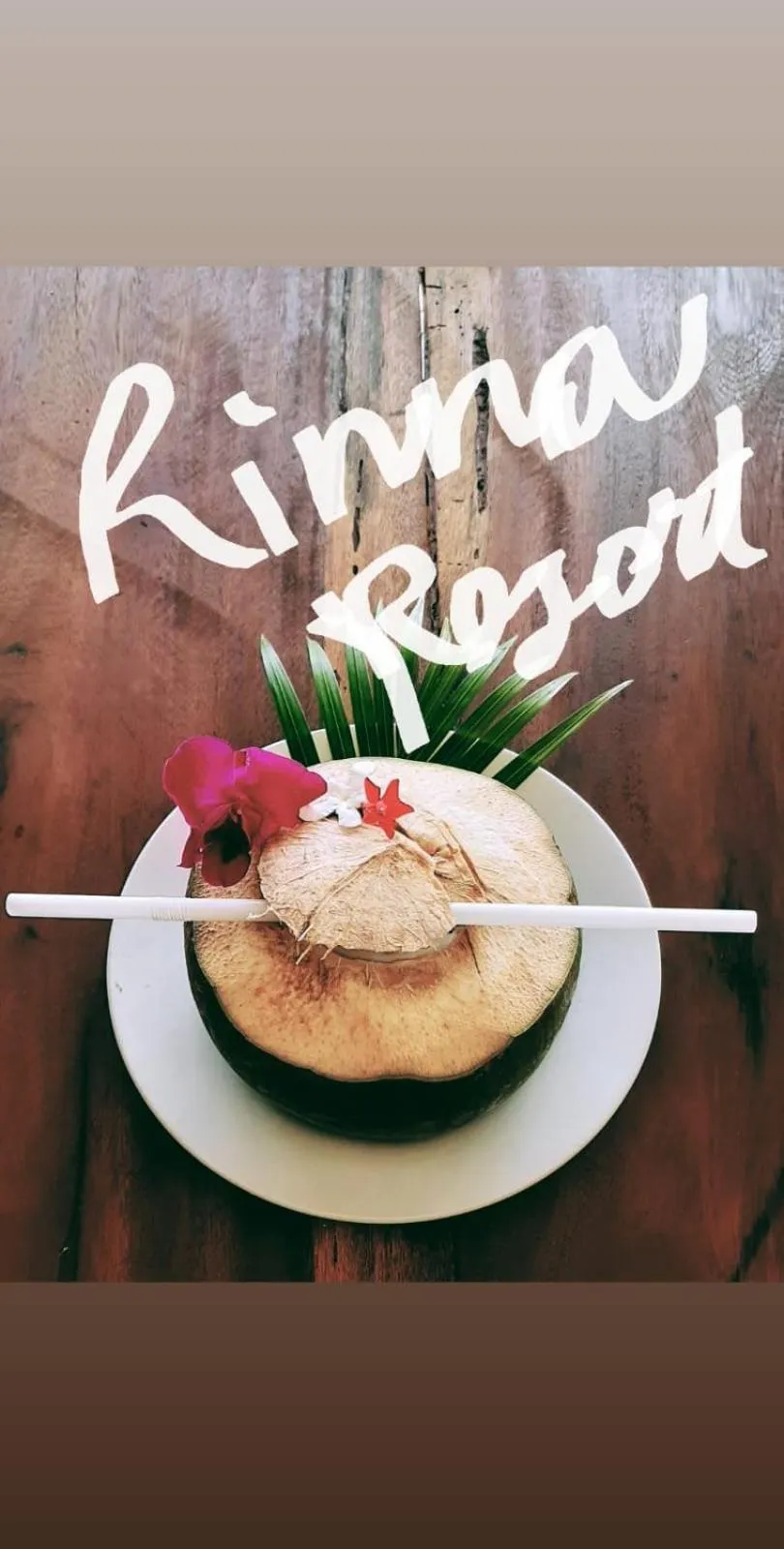 Food and drinks in Rinna Resort