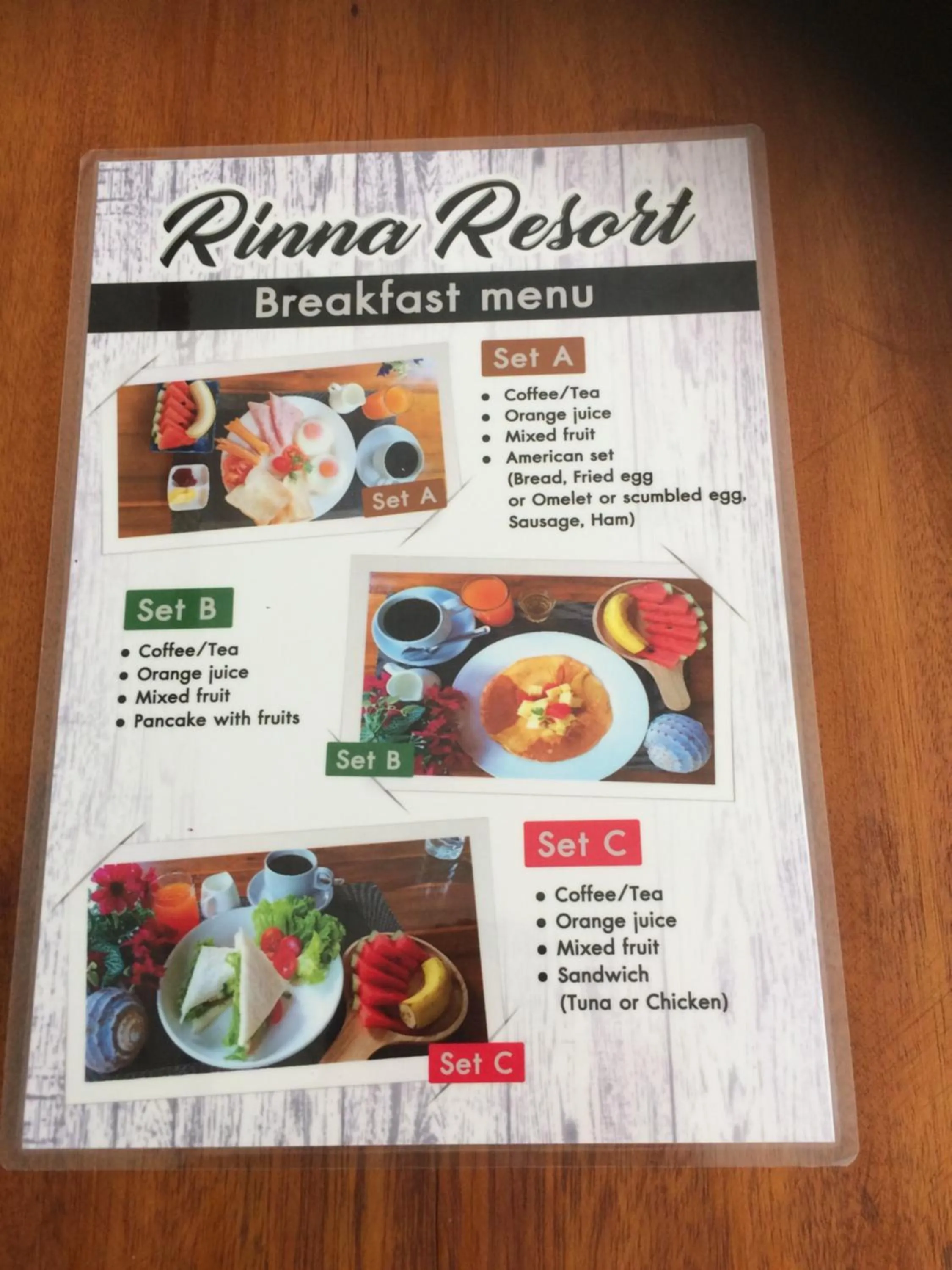 Food in Rinna Resort
