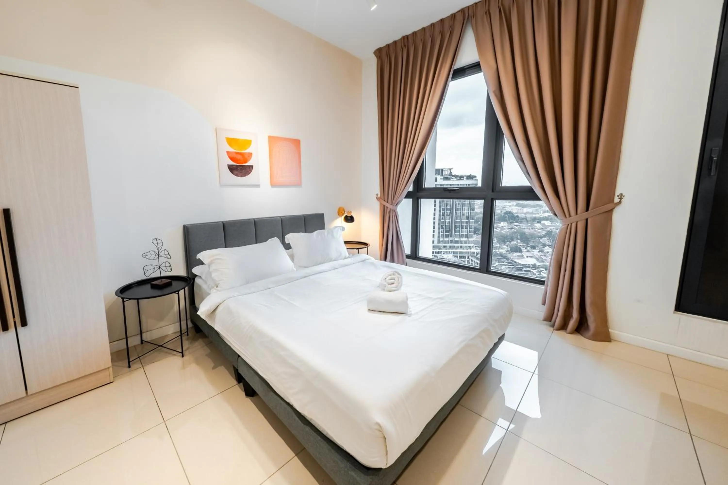 Bed in HighPark Suites in Petaling Jaya, Kelana Jaya by Plush