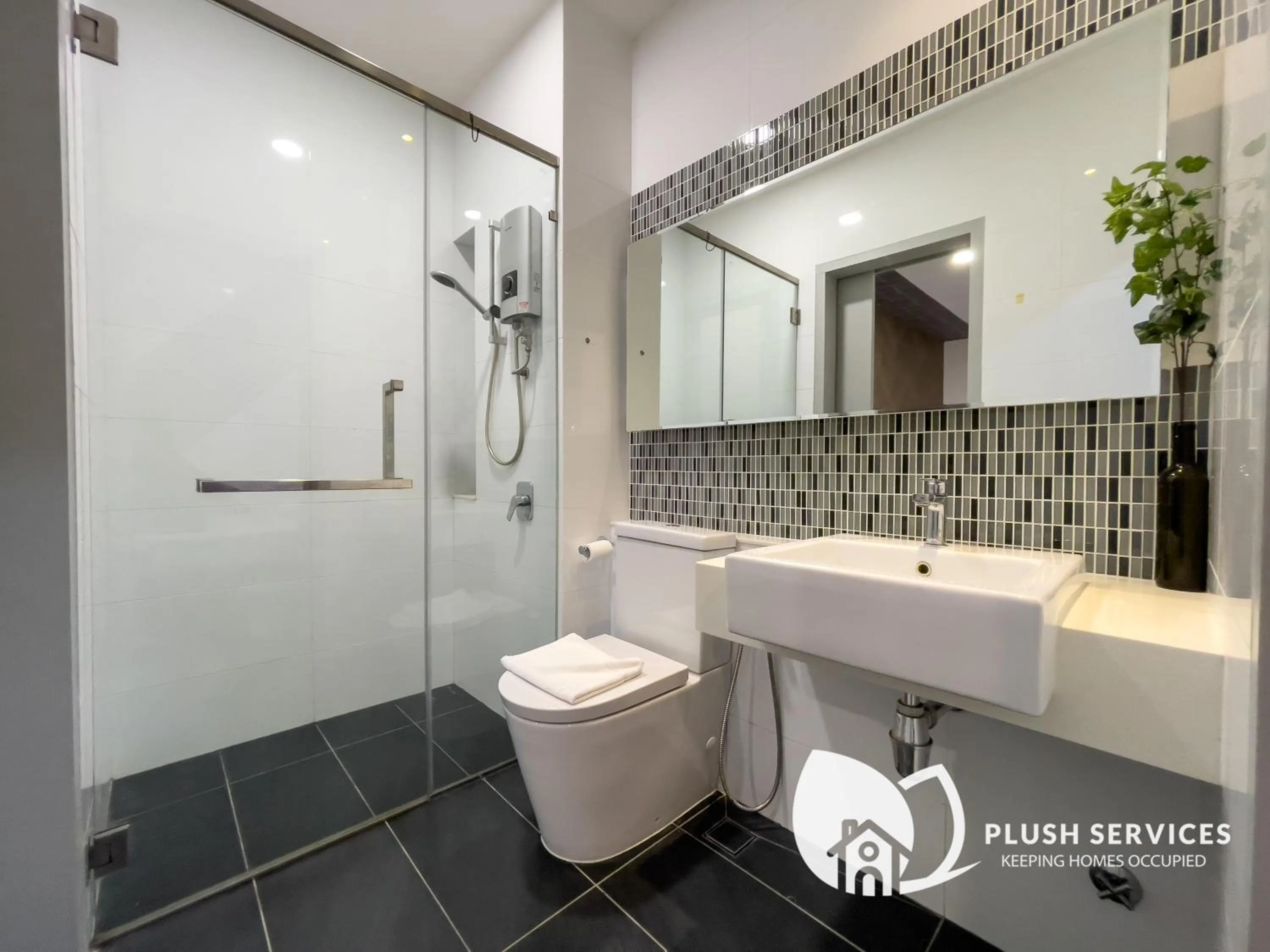 Bathroom in HighPark Suites in Petaling Jaya, Kelana Jaya by Plush