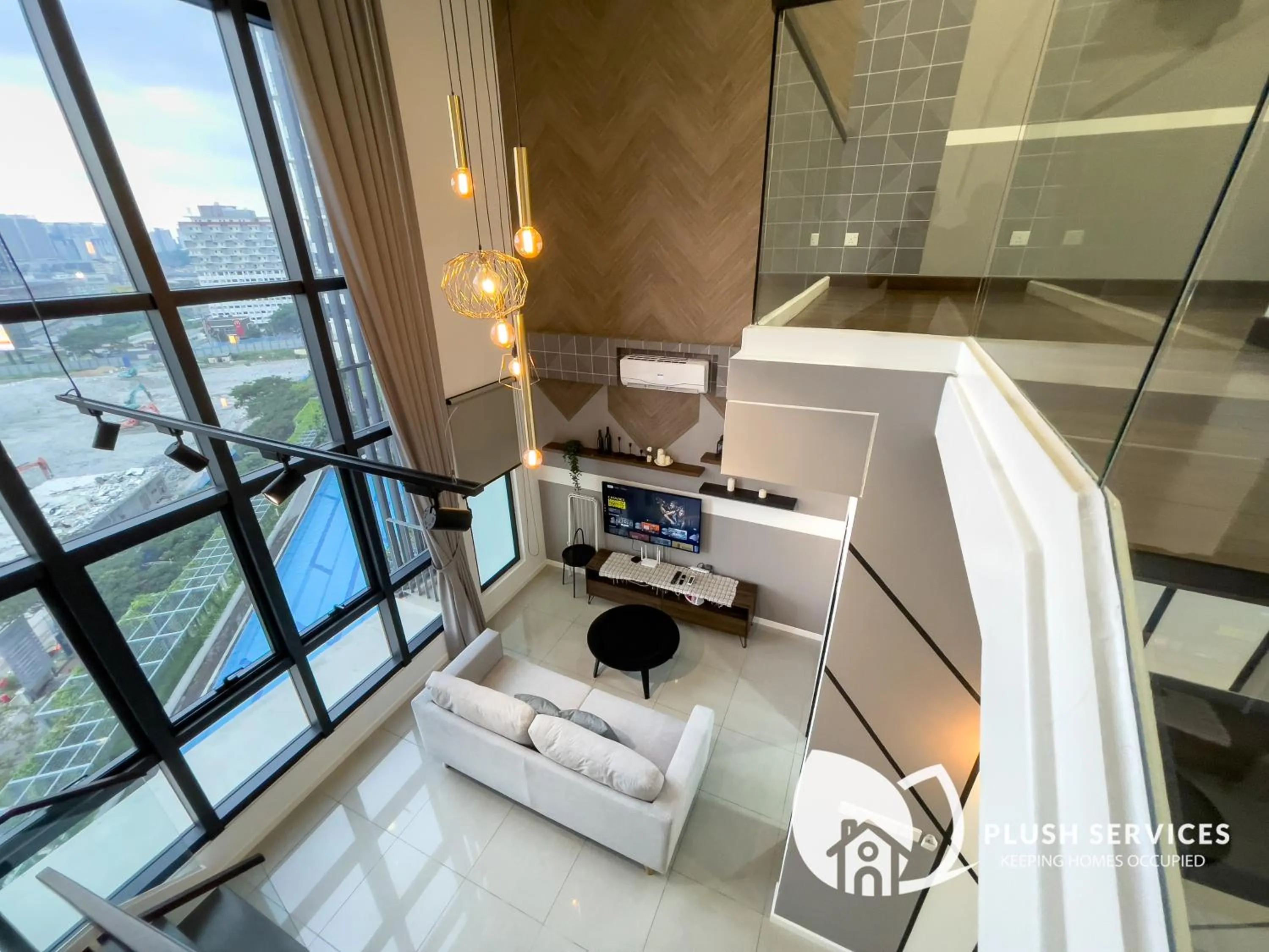 Living room in HighPark Suites in Petaling Jaya, Kelana Jaya by Plush