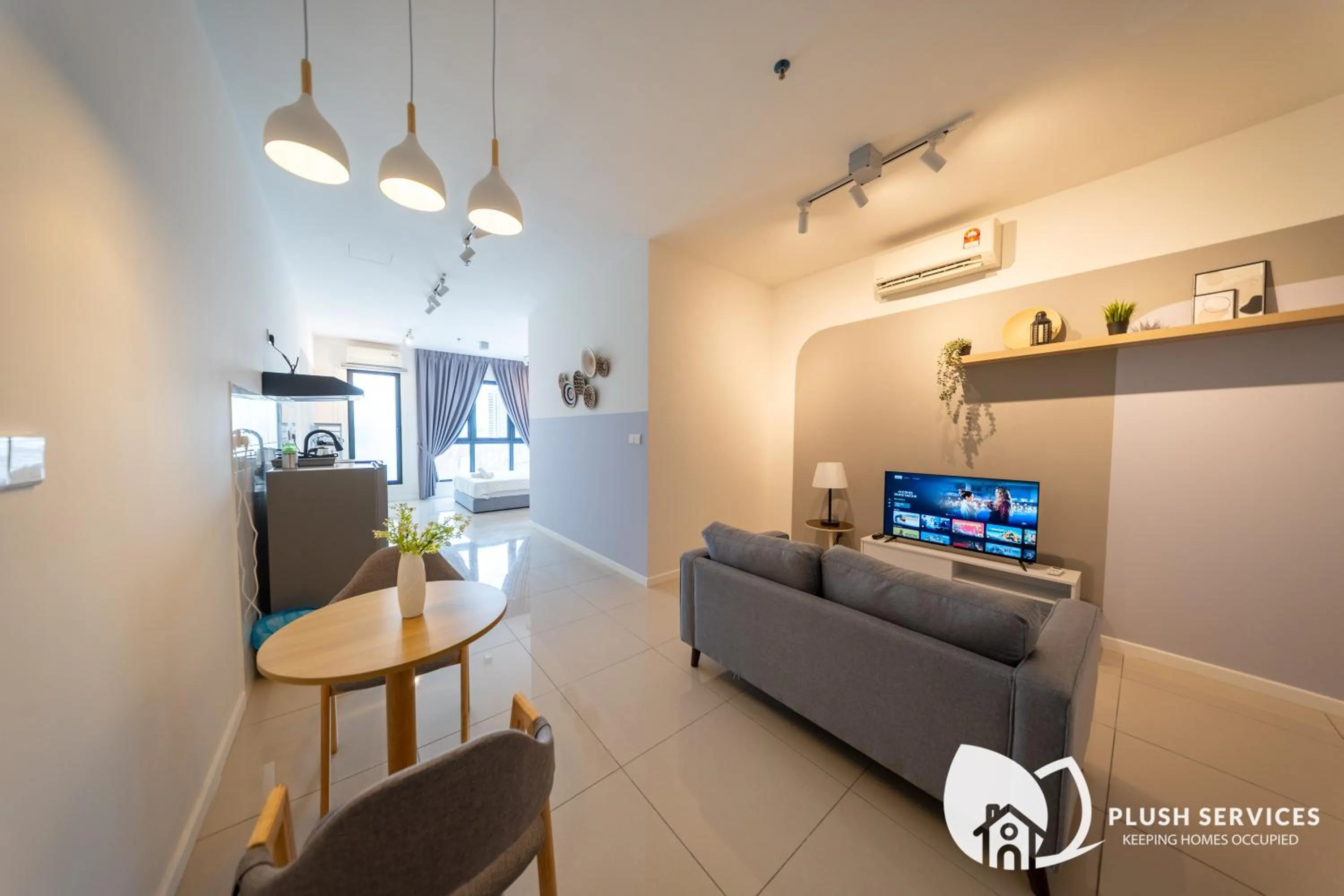 Living room in HighPark Suites in Petaling Jaya, Kelana Jaya by Plush