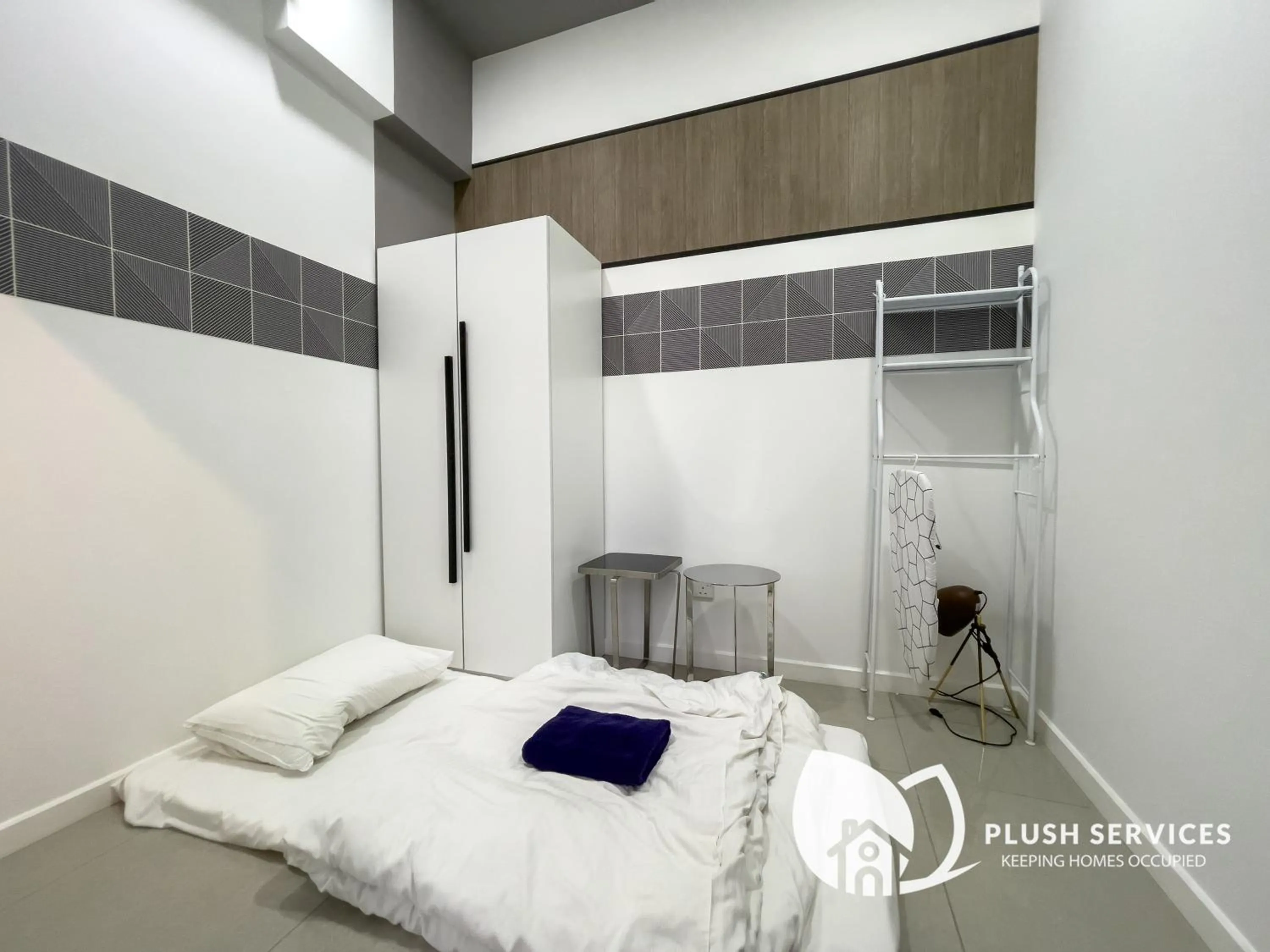 Bedroom, Bed in HighPark Suites in Petaling Jaya, Kelana Jaya by Plush