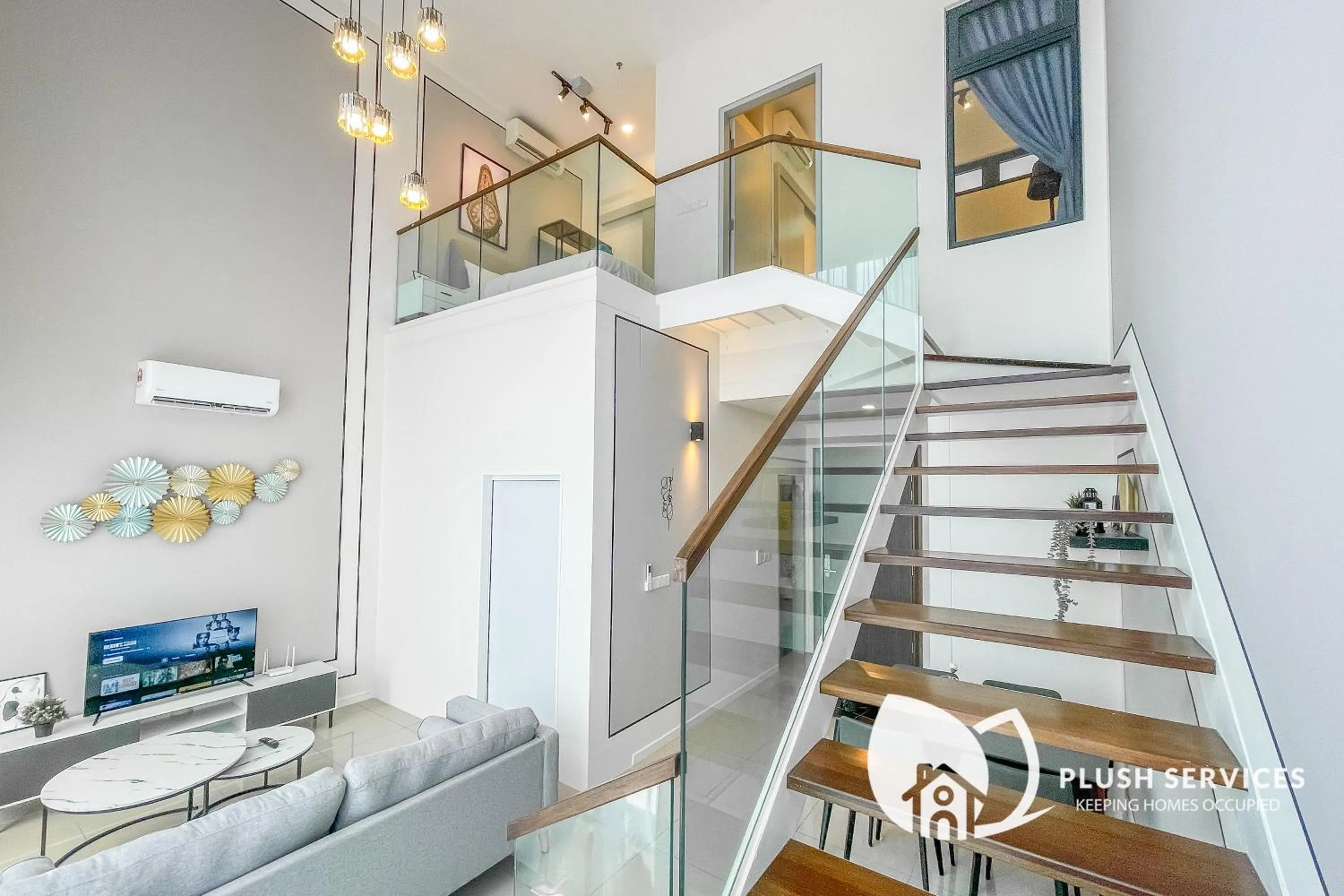 Living room in HighPark Suites in Petaling Jaya, Kelana Jaya by Plush