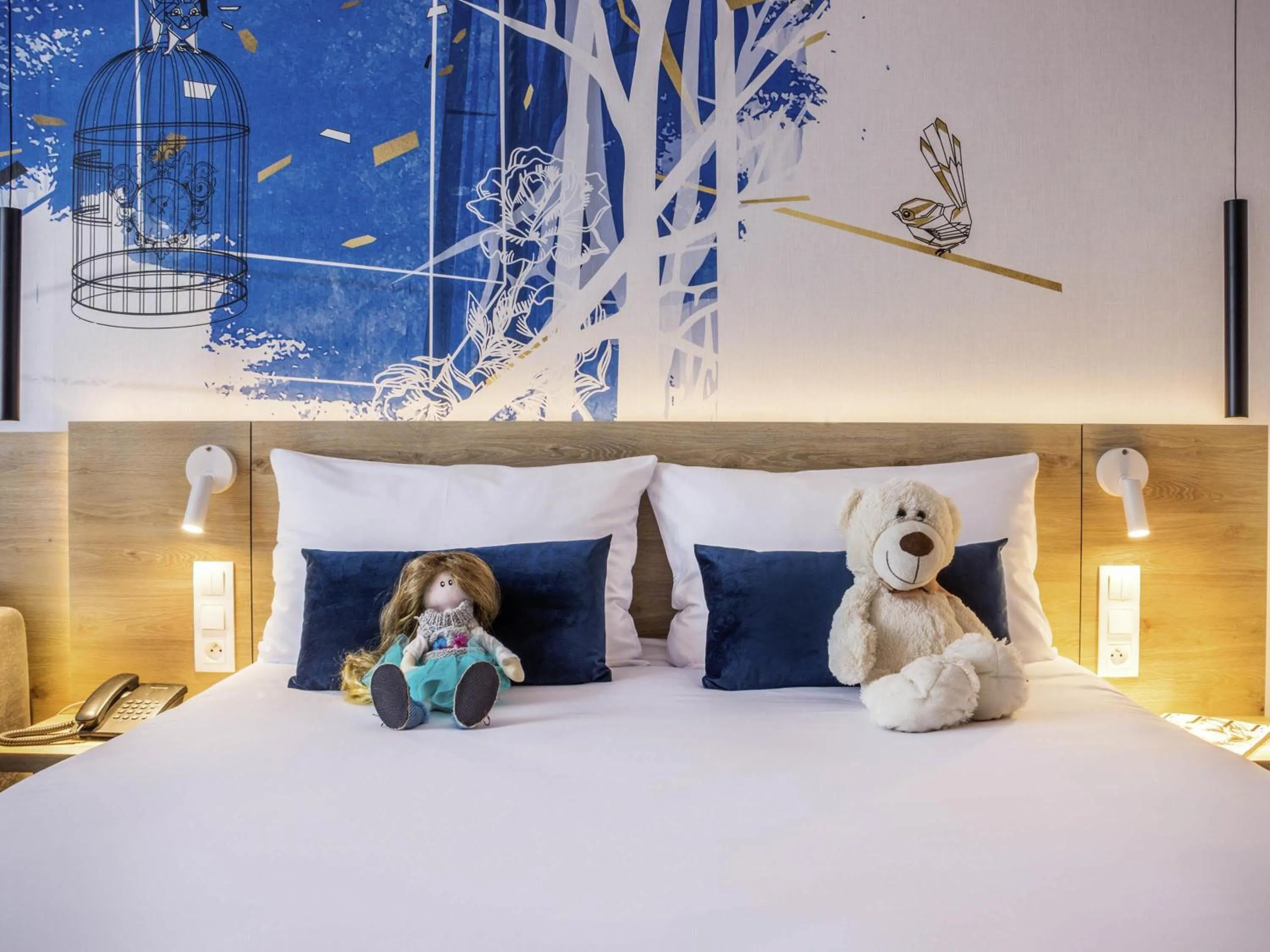 Bedroom, Bed in ibis Styles Kraków East