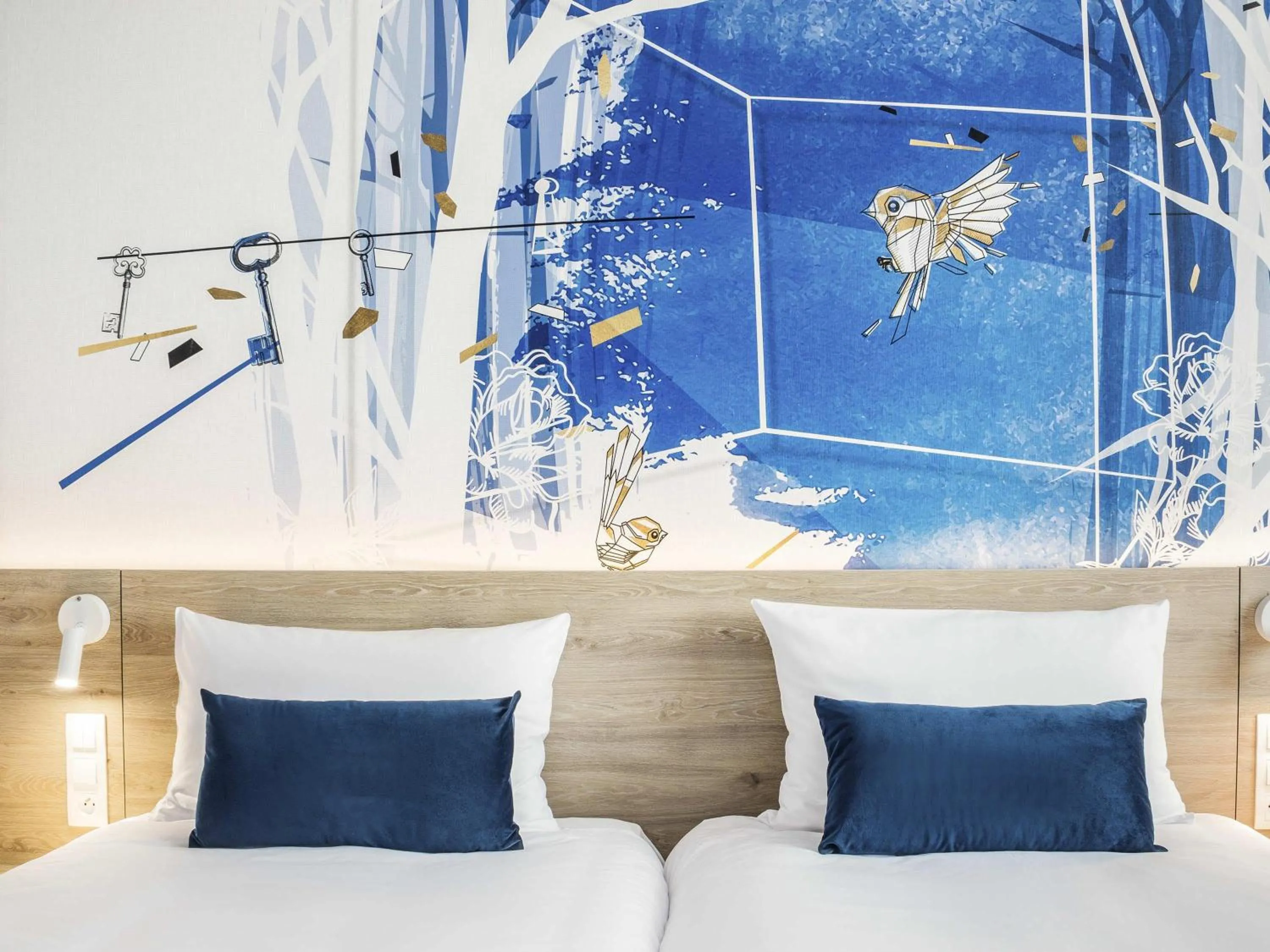 Bedroom, Bed in ibis Styles Kraków East