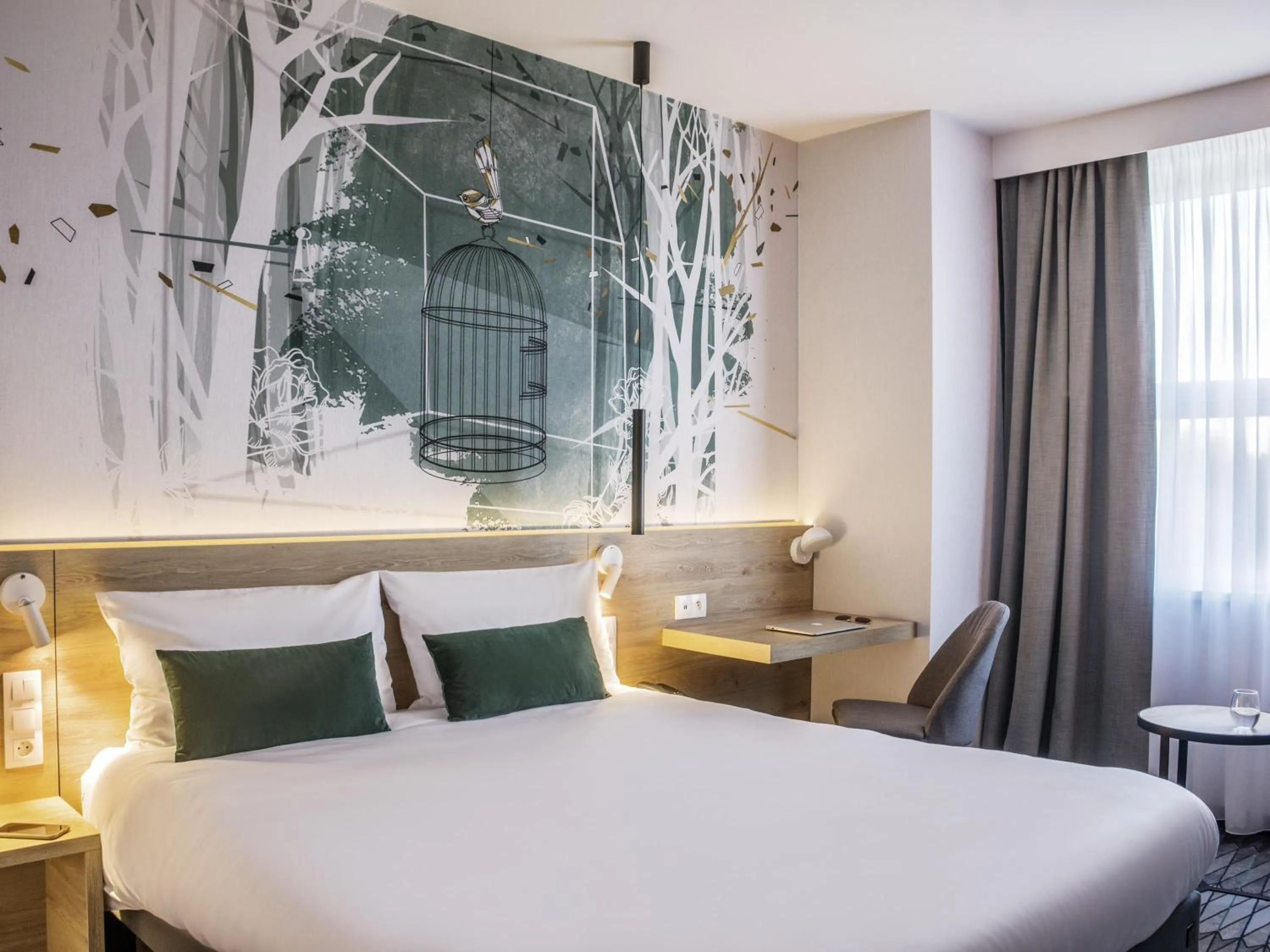 Bedroom, Bed in ibis Styles Kraków East