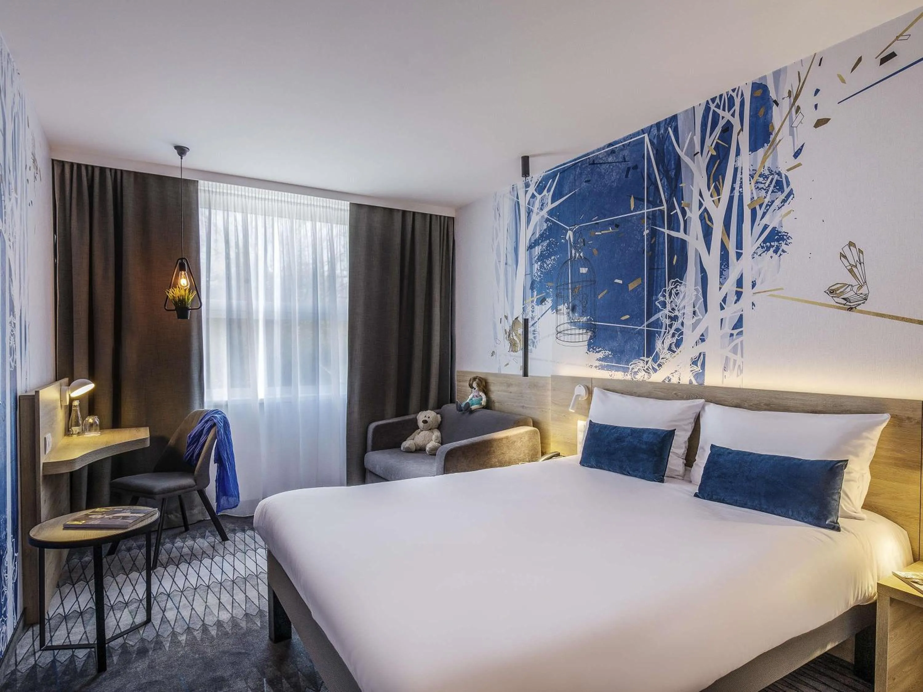 Bedroom, Bed in ibis Styles Kraków East