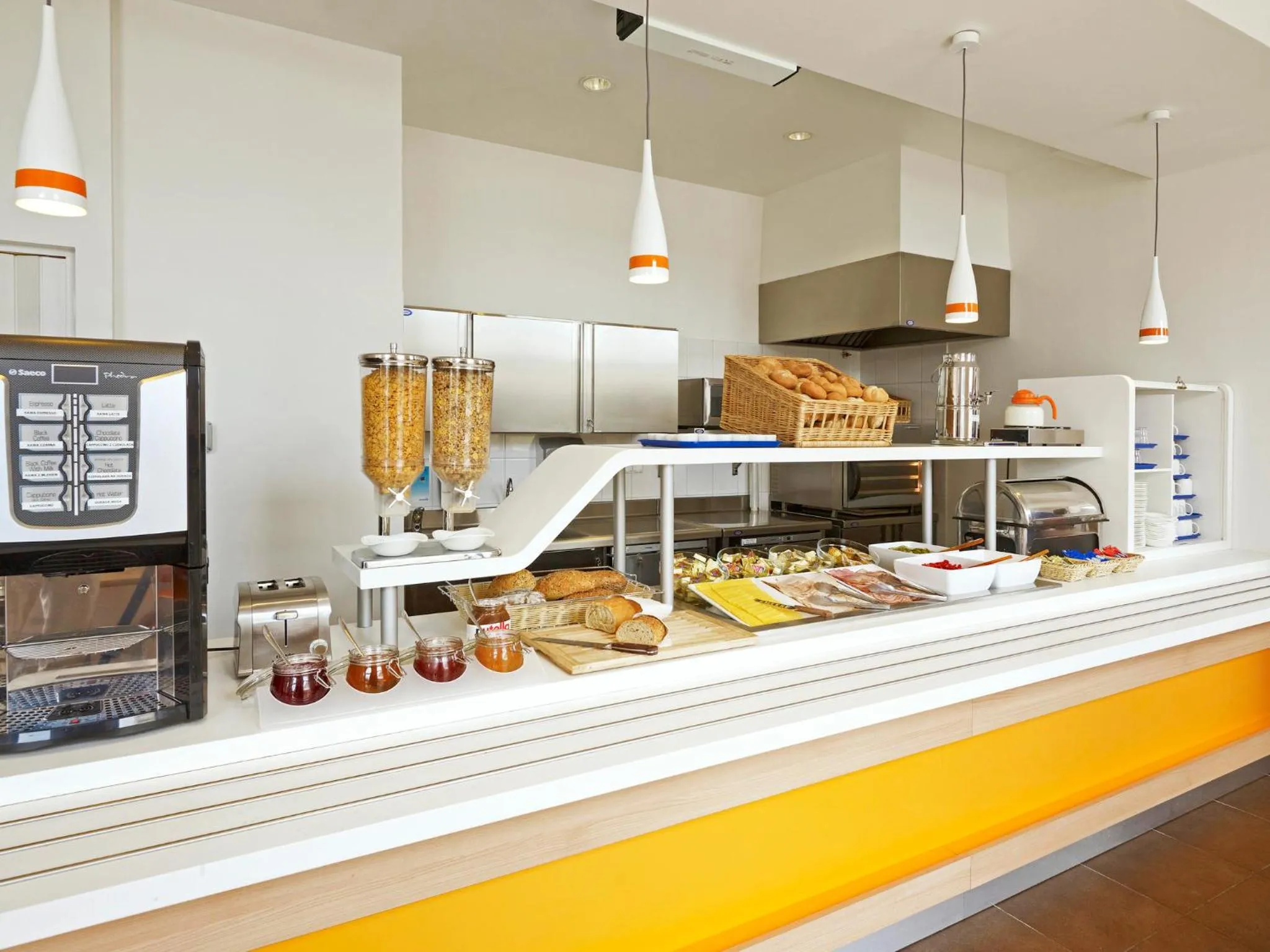 Buffet breakfast in ibis budget Krakow Stare Miasto