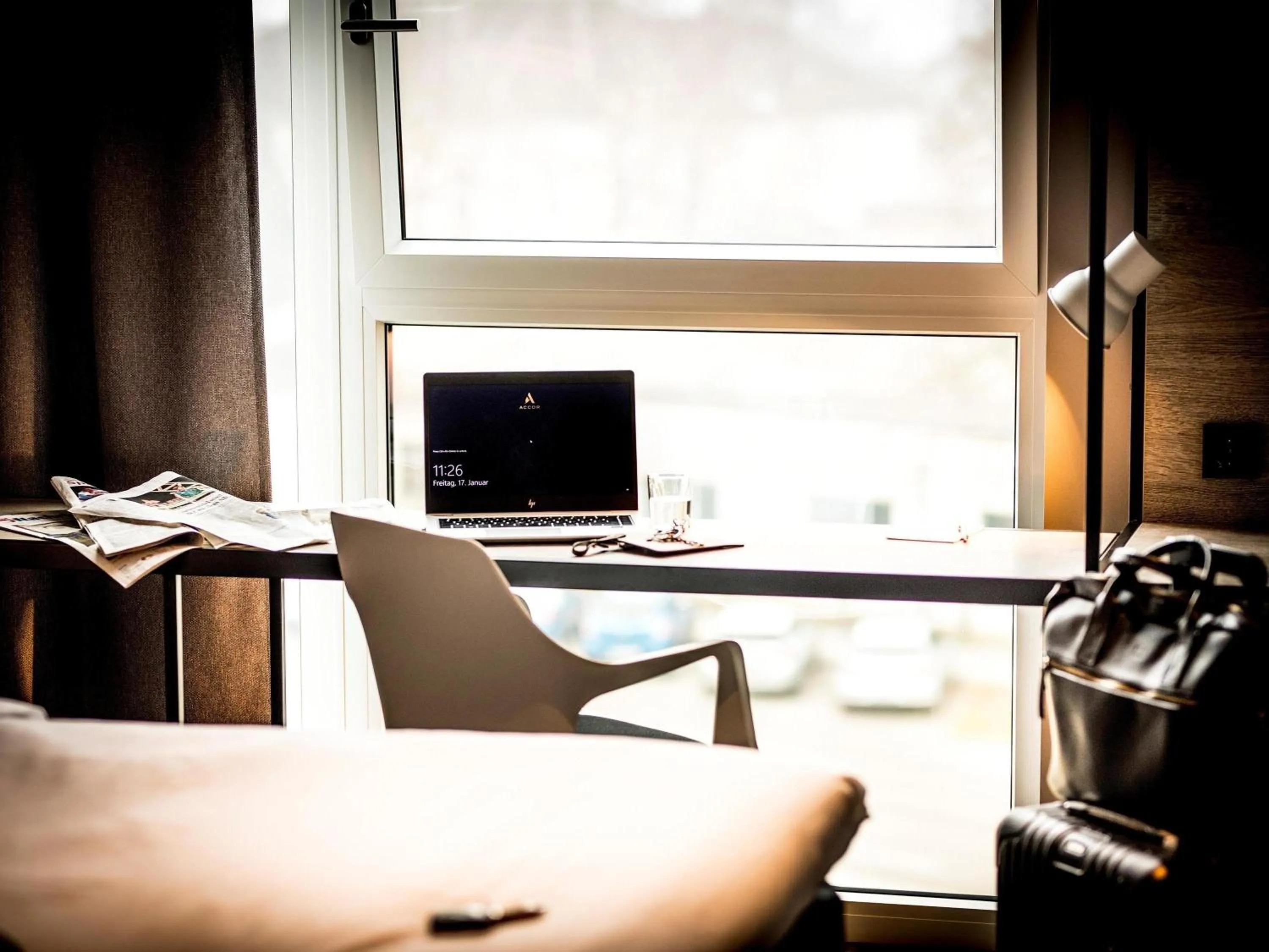 Bedroom in ibis Wels