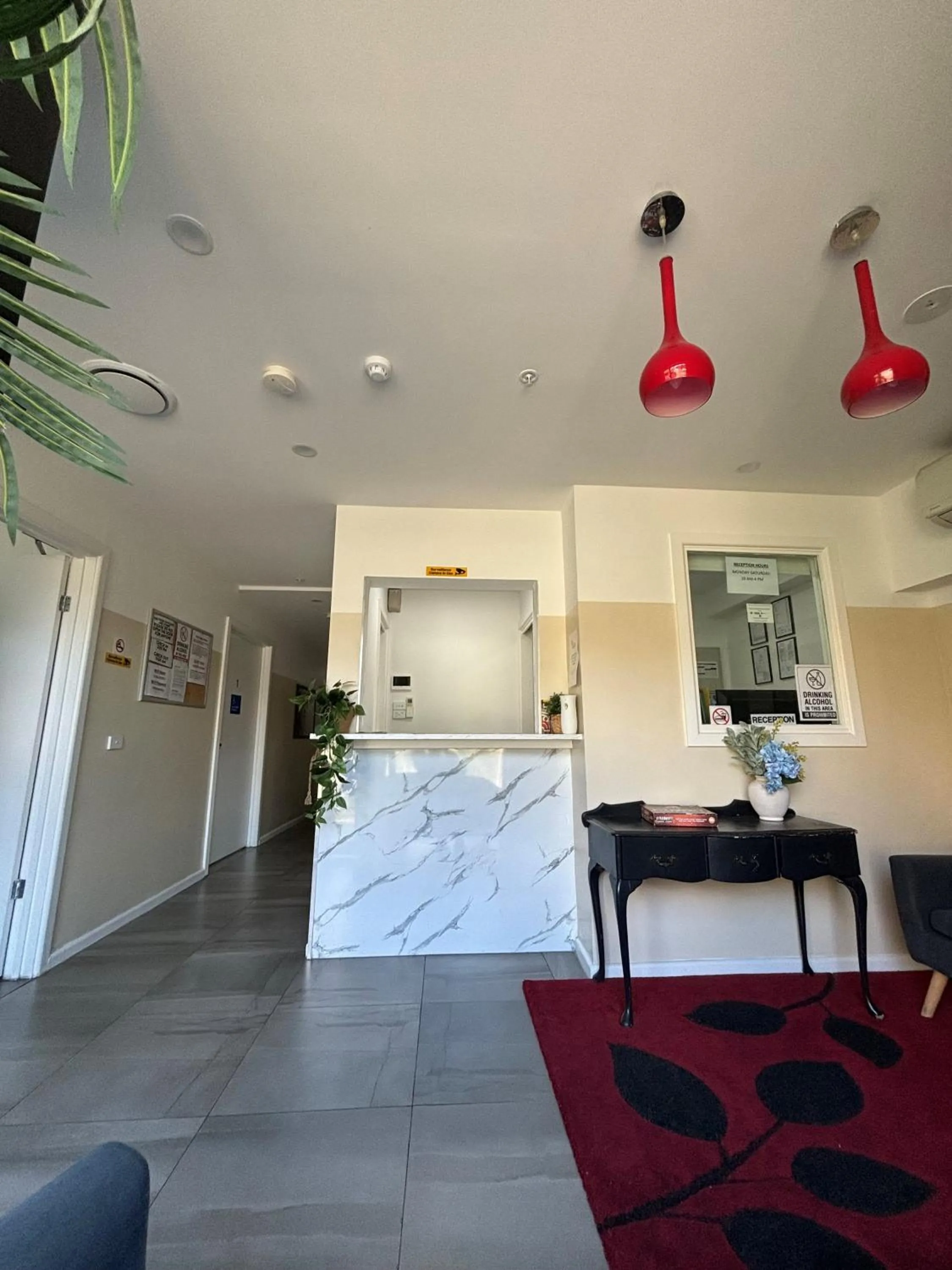 Lobby or reception in St Kilda Accommodation