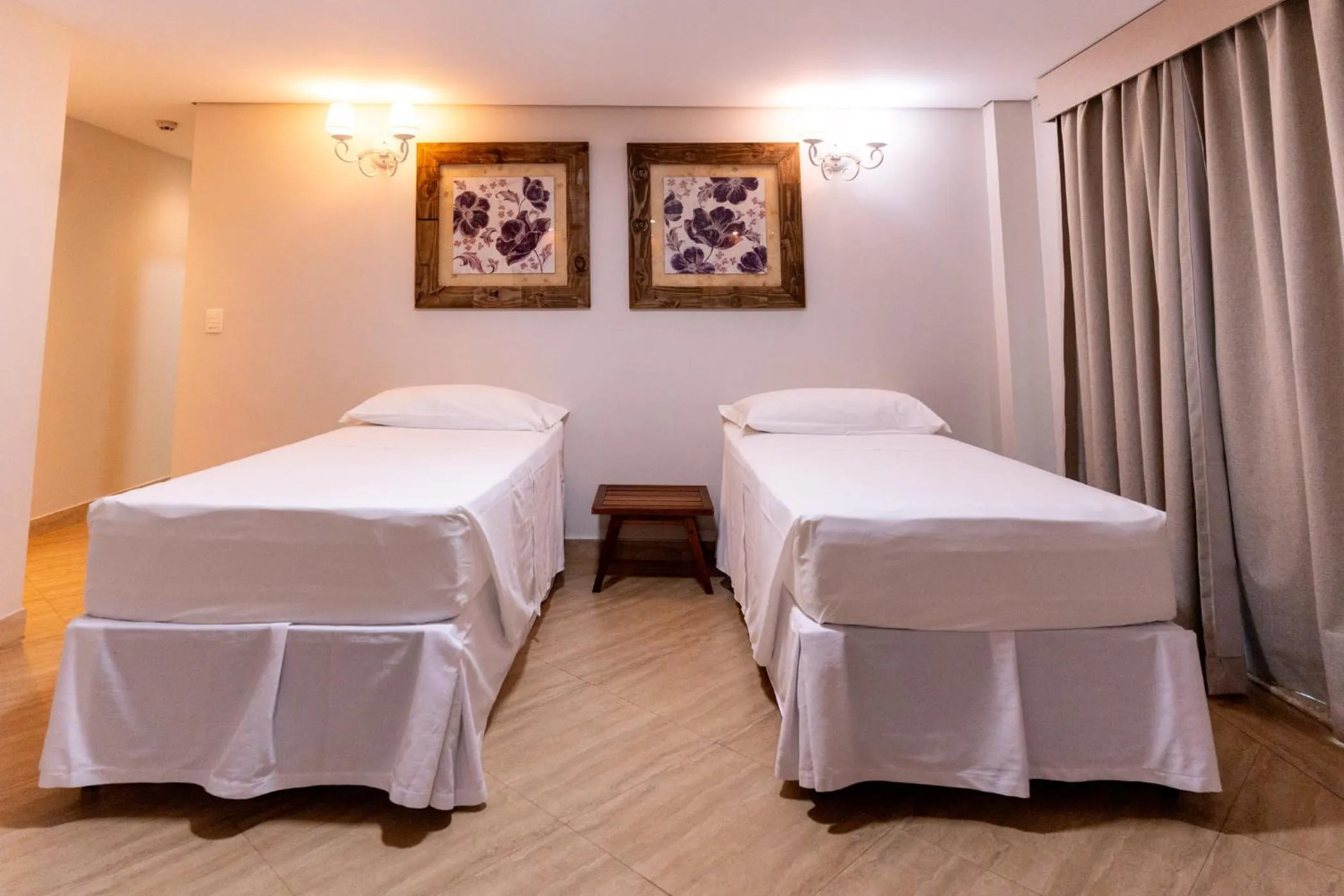 Bed in Beira Rio Palace Hotel