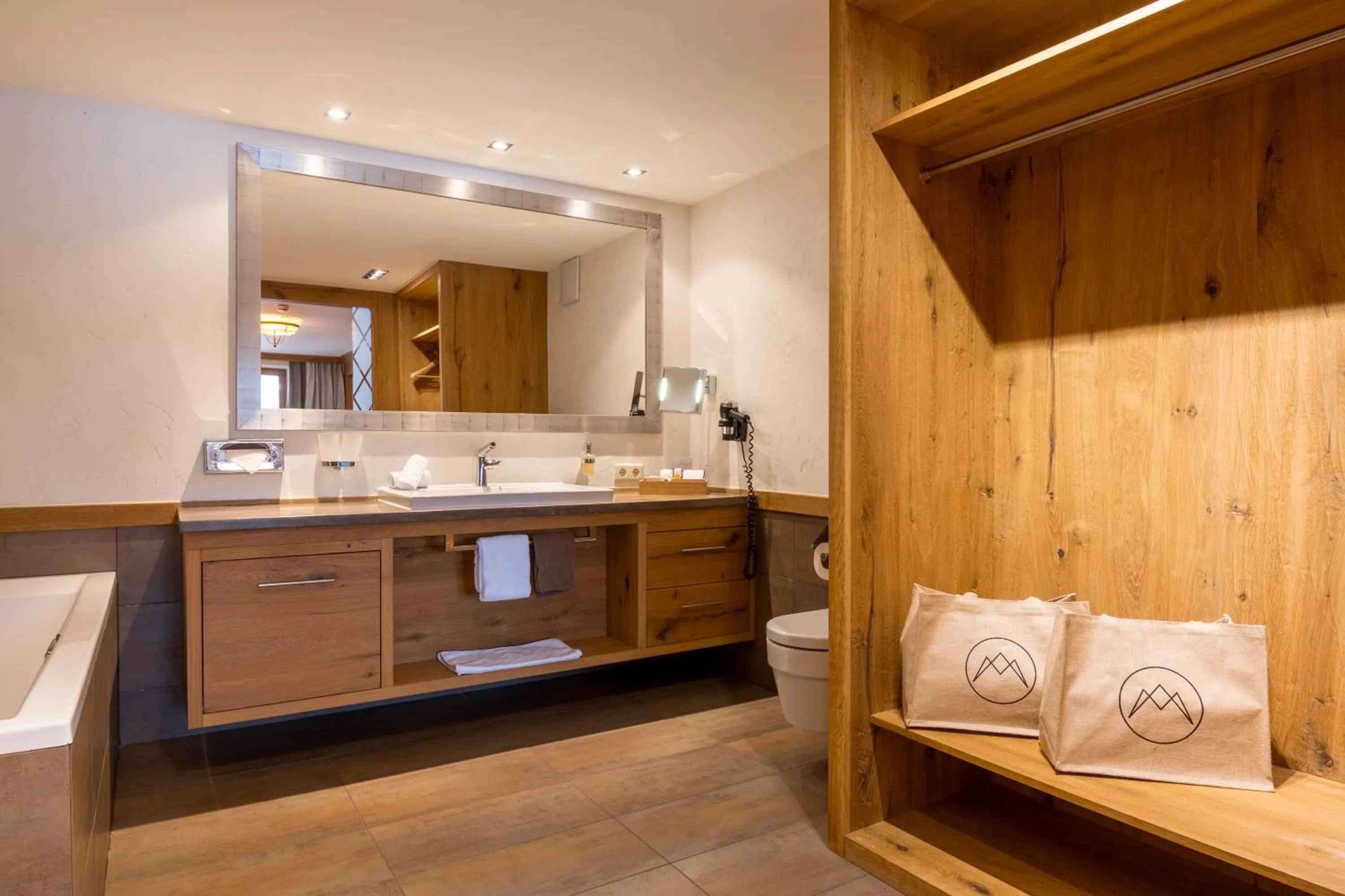 Bathroom in Hotel Bergblick 5 Sterne