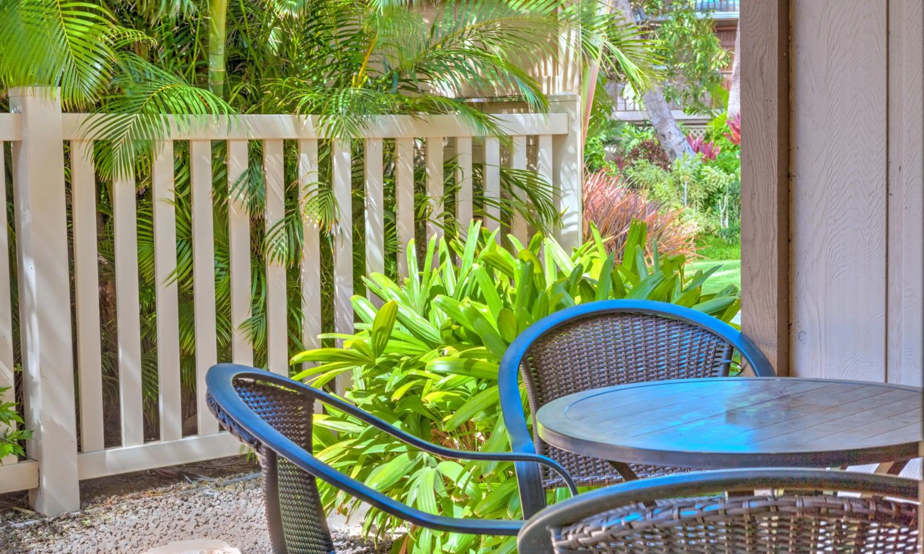 Garden view in Kohea Kai Hotel Maui