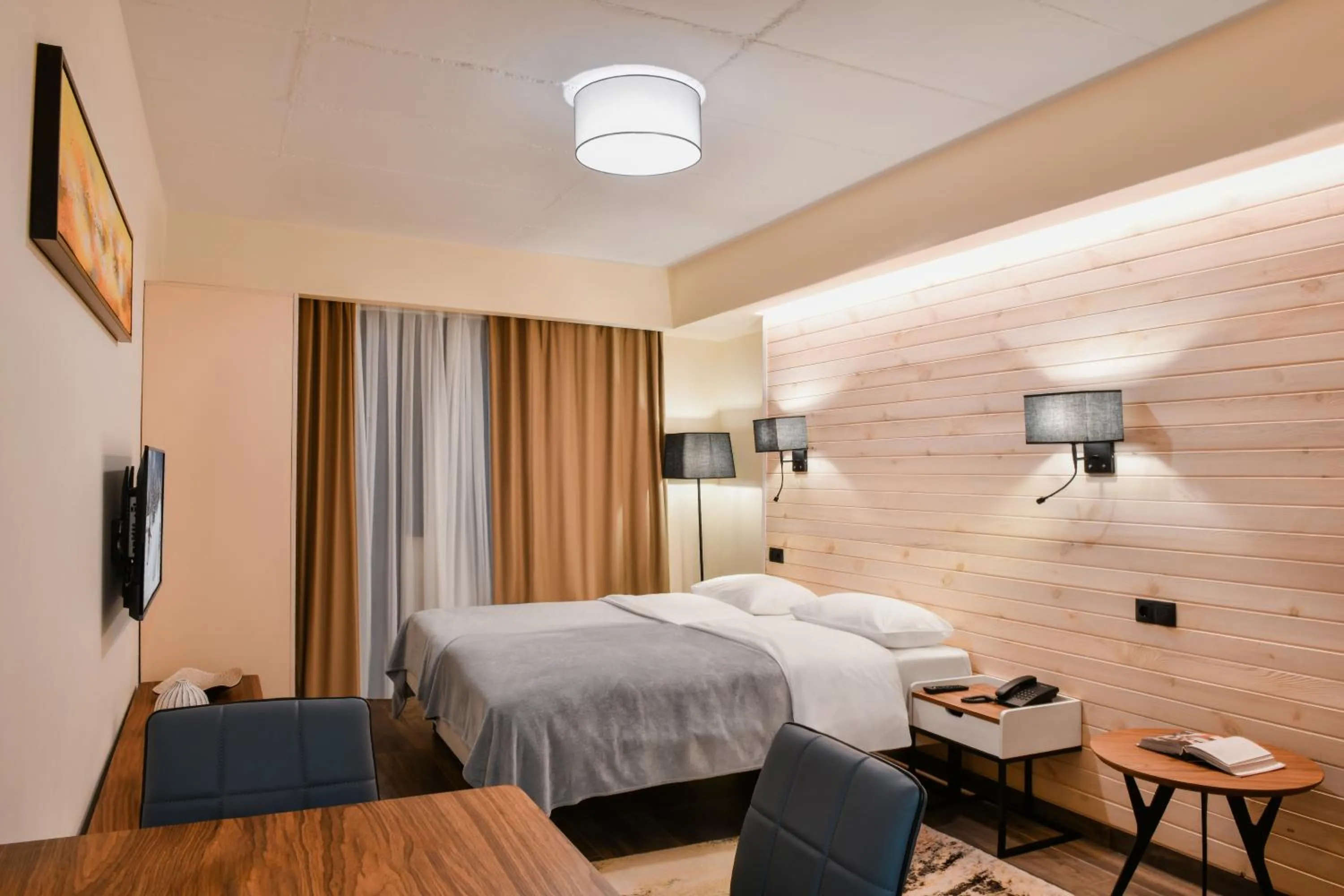 Photo of the whole room, Bed in Gudauri Hills Apart Hotel