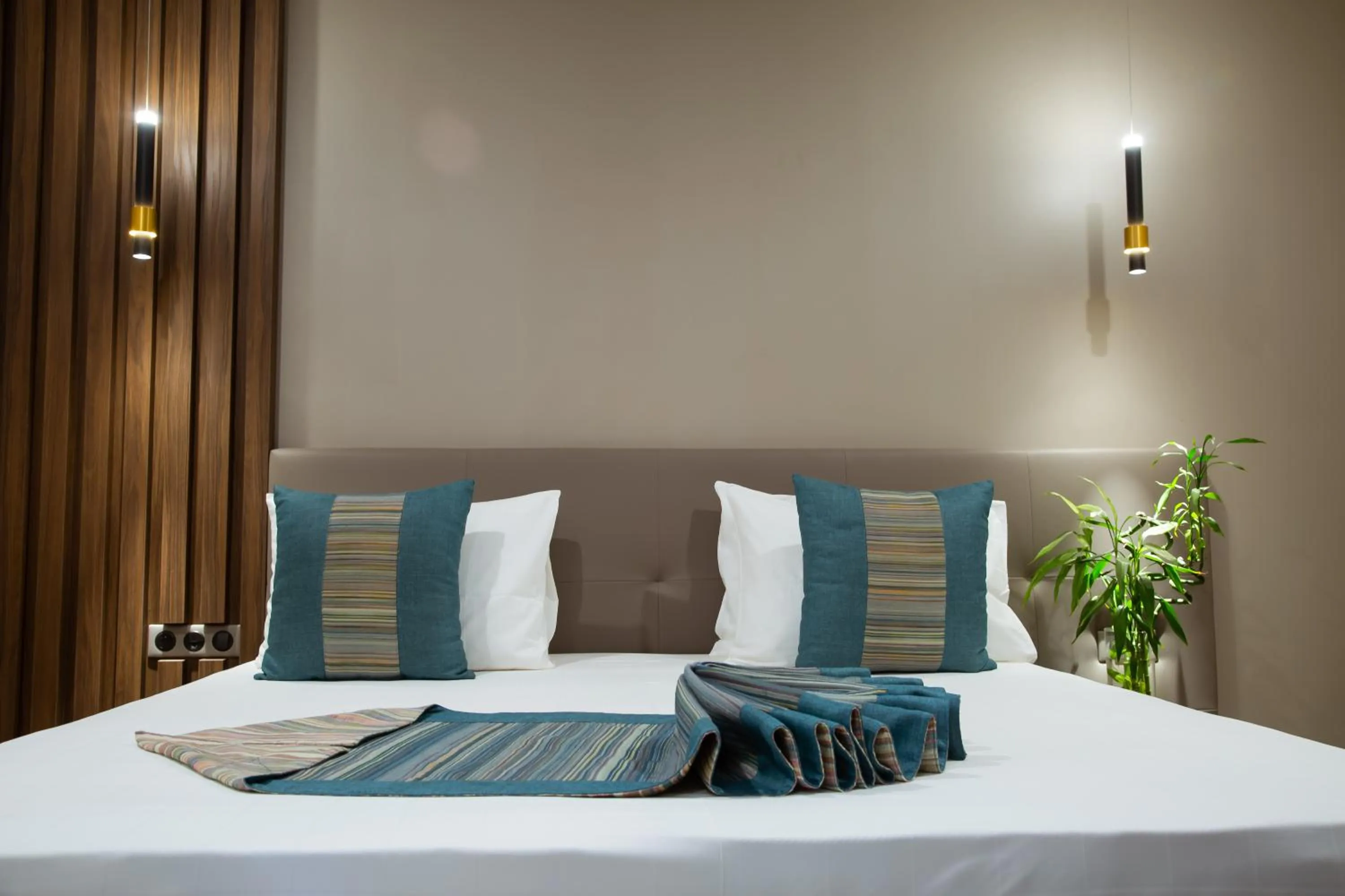 Bed in Le Ndiambour Hôtel et Résidence