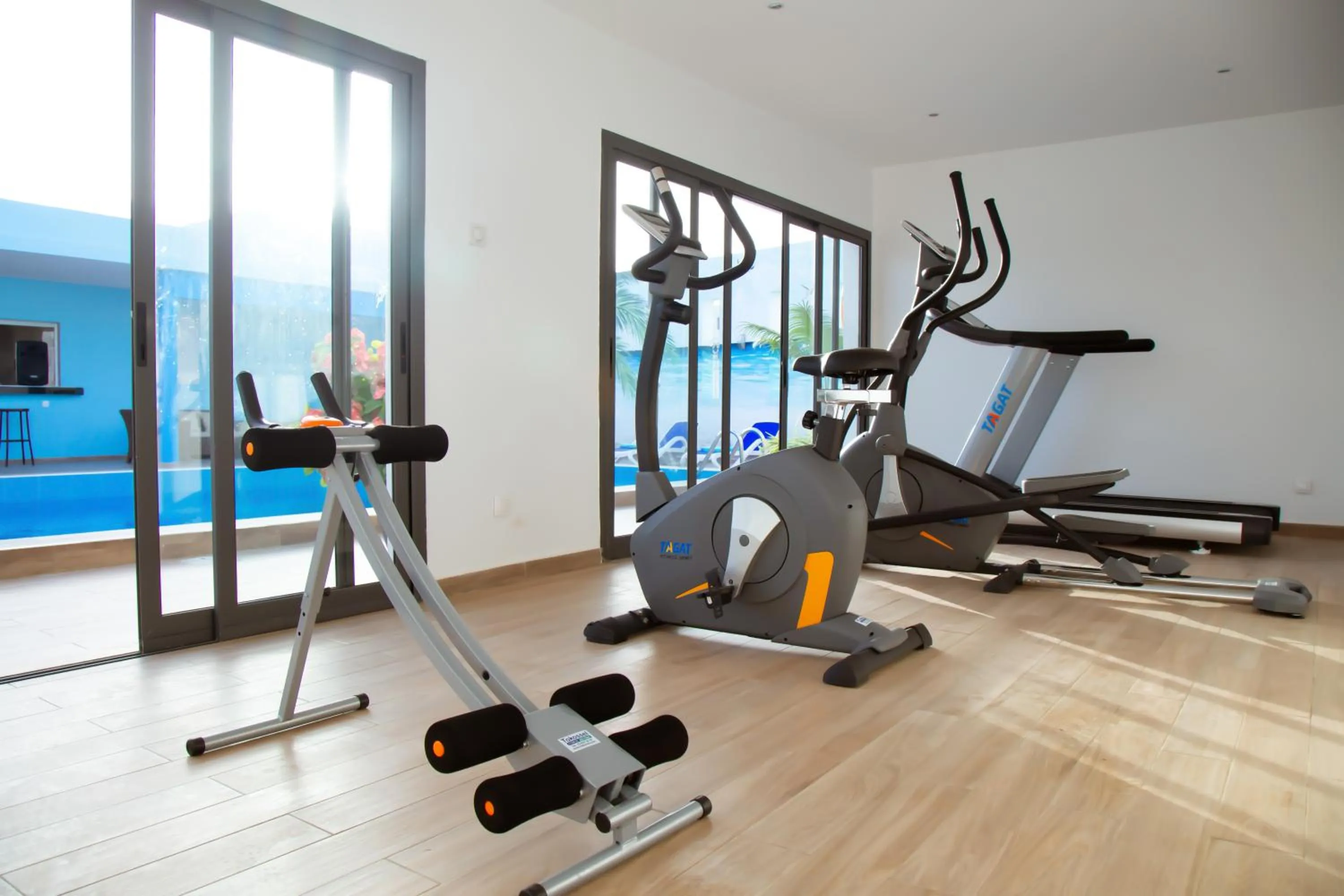 Fitness centre/facilities in Le Ndiambour Hôtel et Résidence