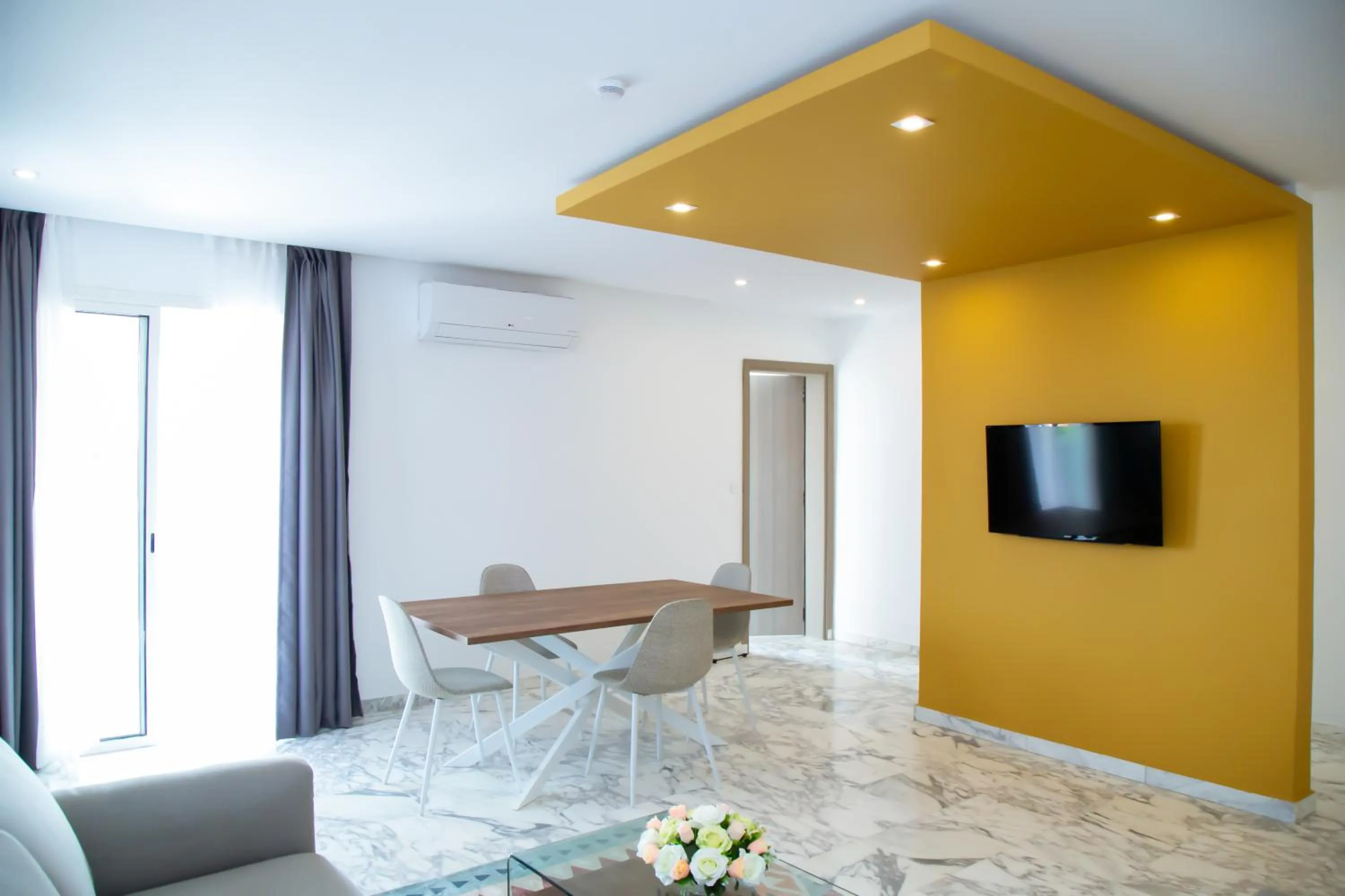 Living room in Le Ndiambour Hôtel et Résidence