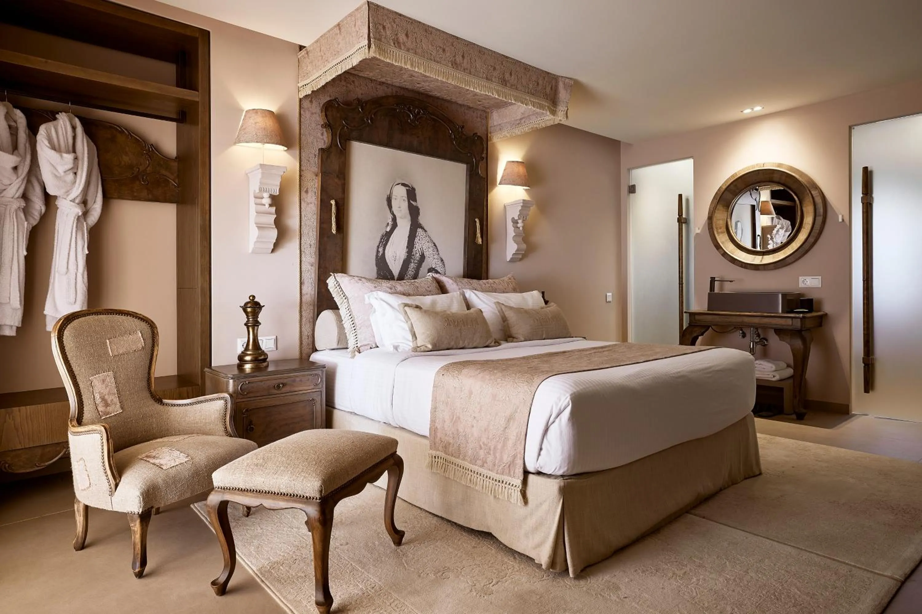 Bed in Kythnos Bay Hotel