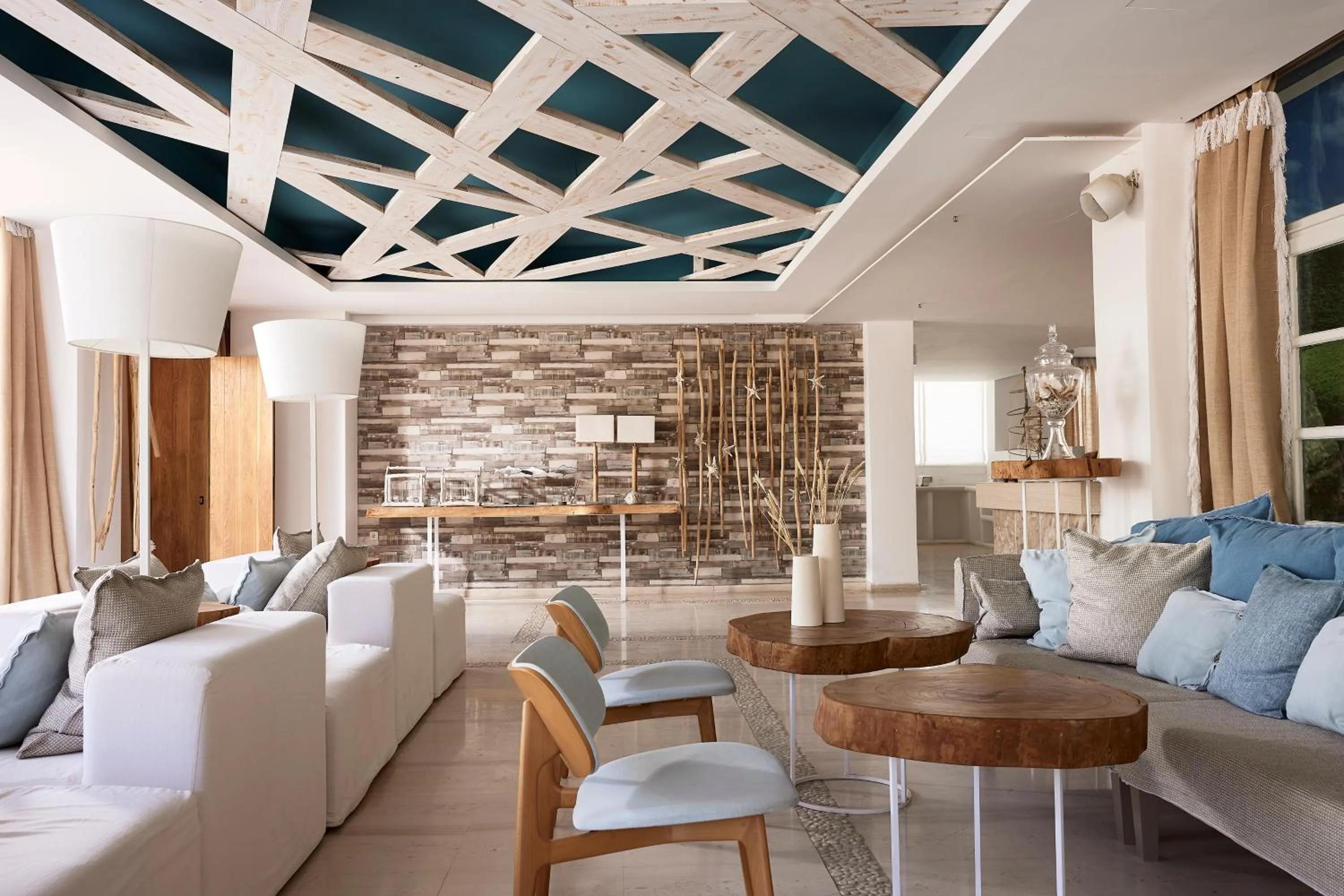 Living room in Kythnos Bay Hotel