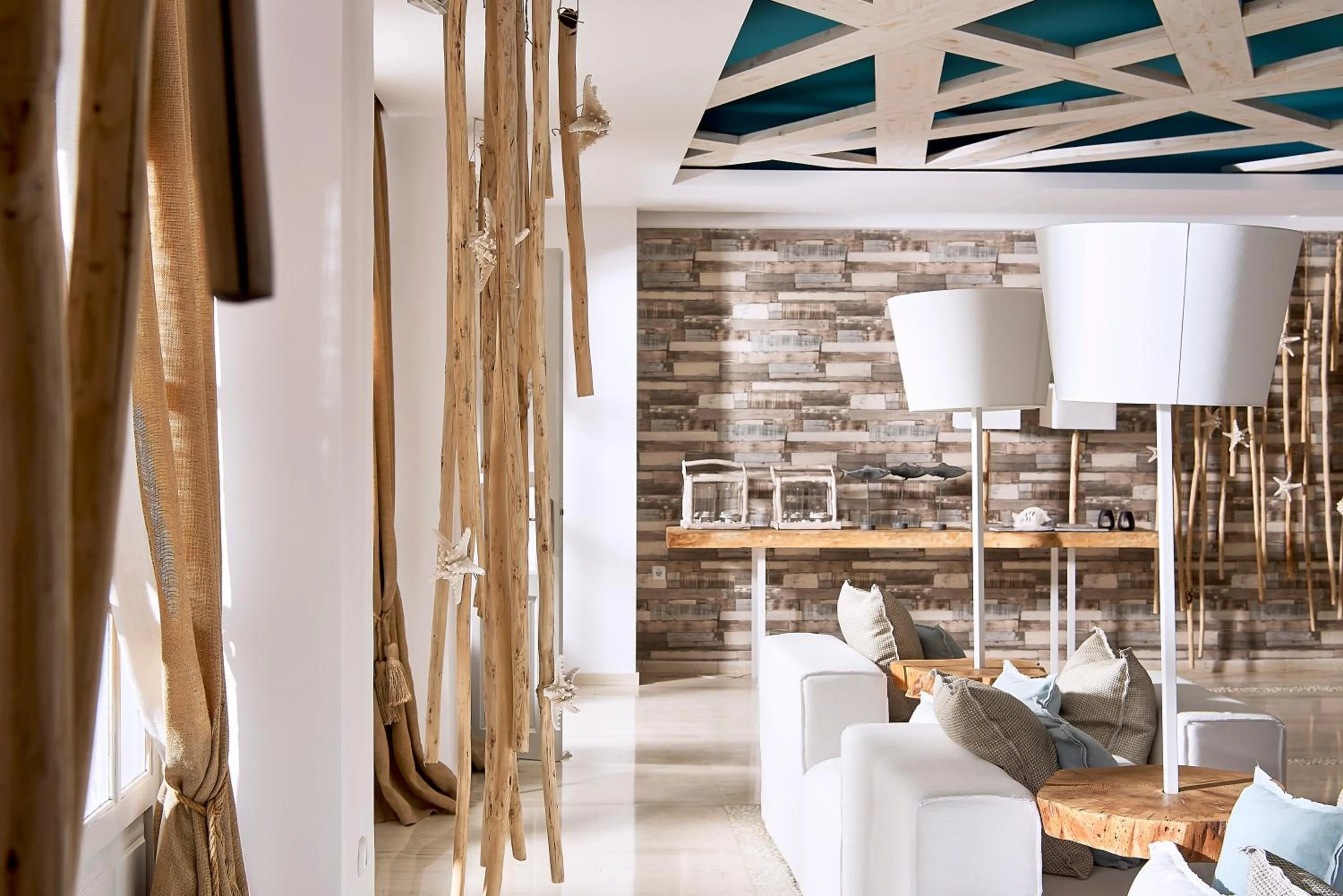 Living room in Kythnos Bay Hotel