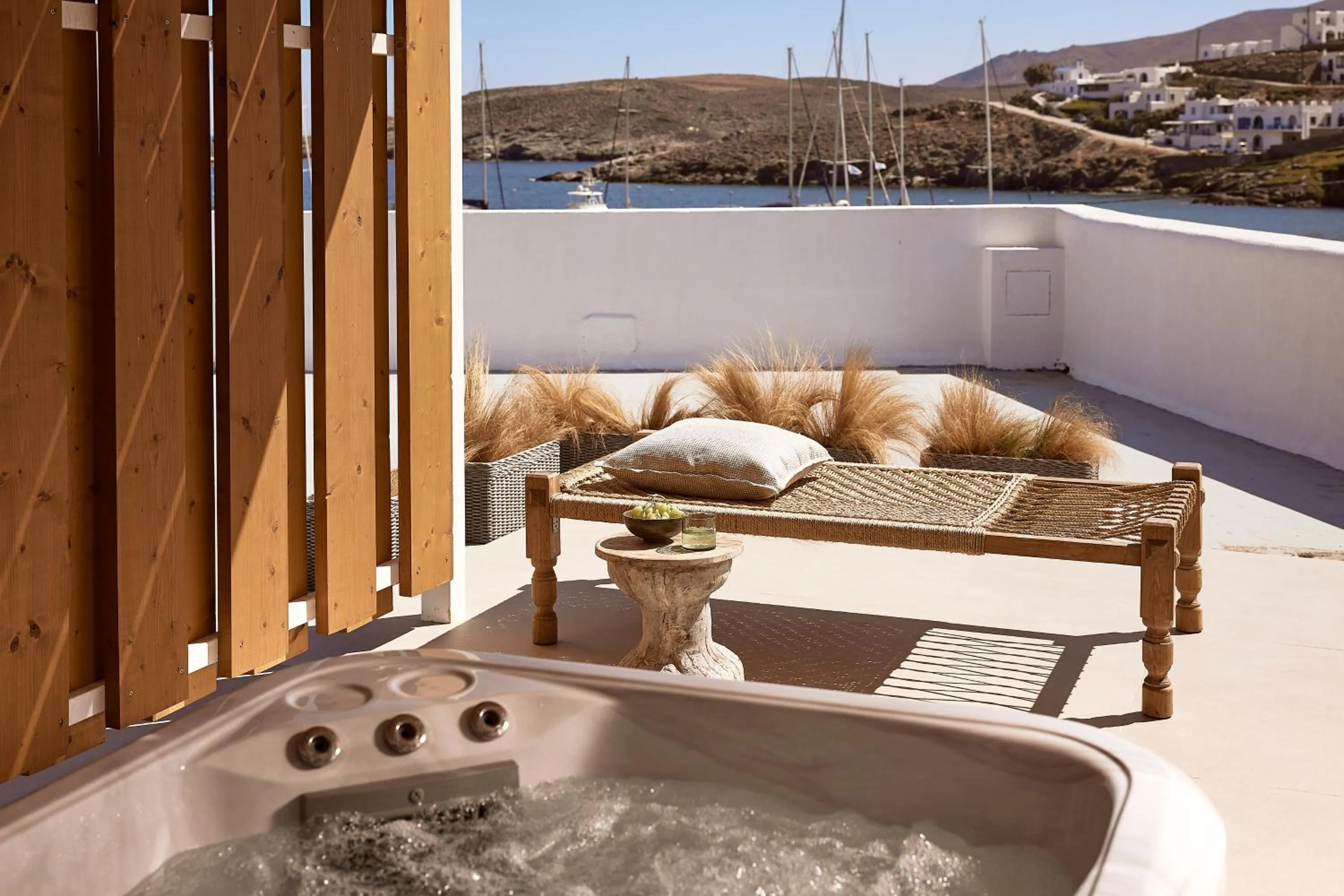 Hot Tub in Kythnos Bay Hotel