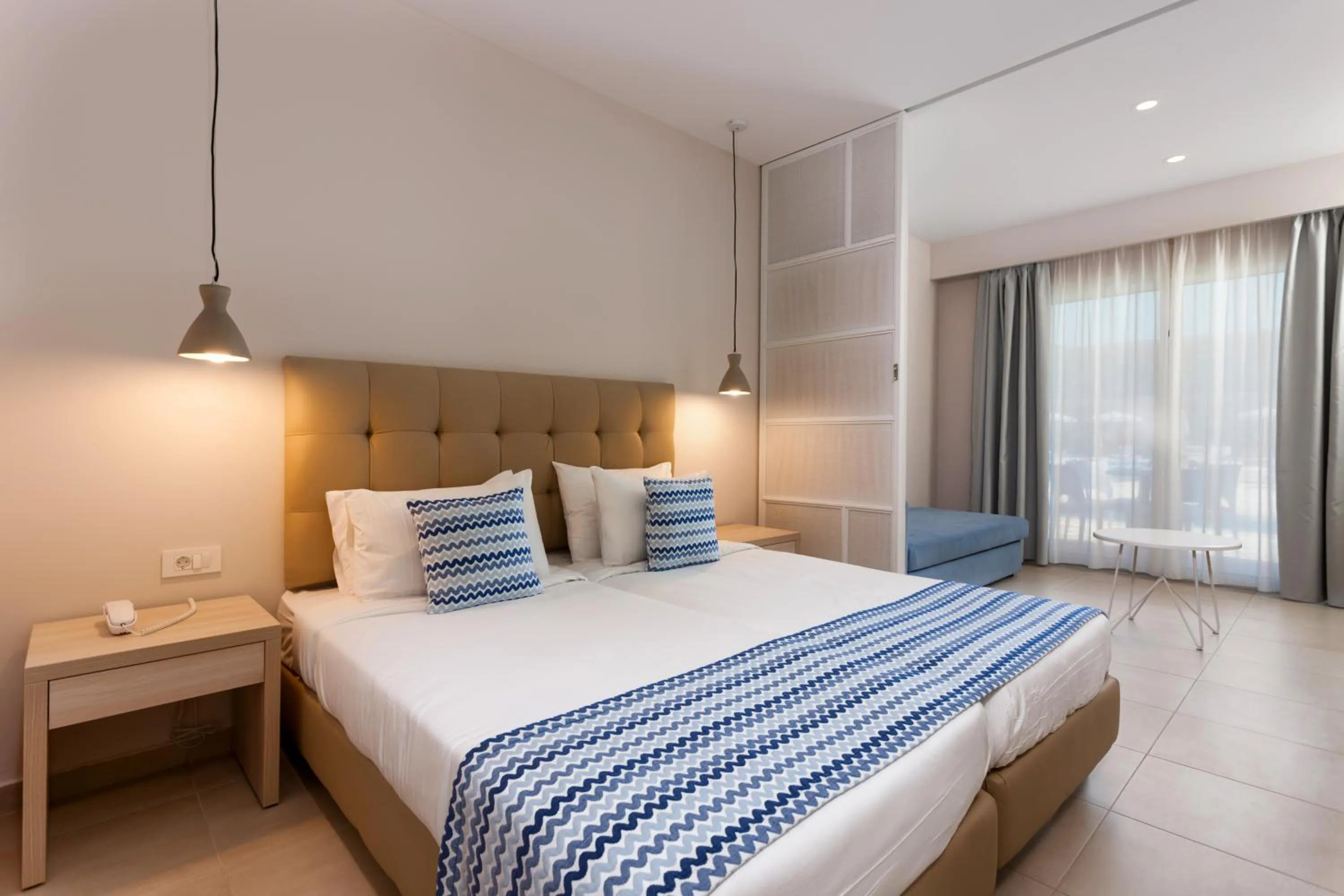 Bed in Alykanas Village Resort