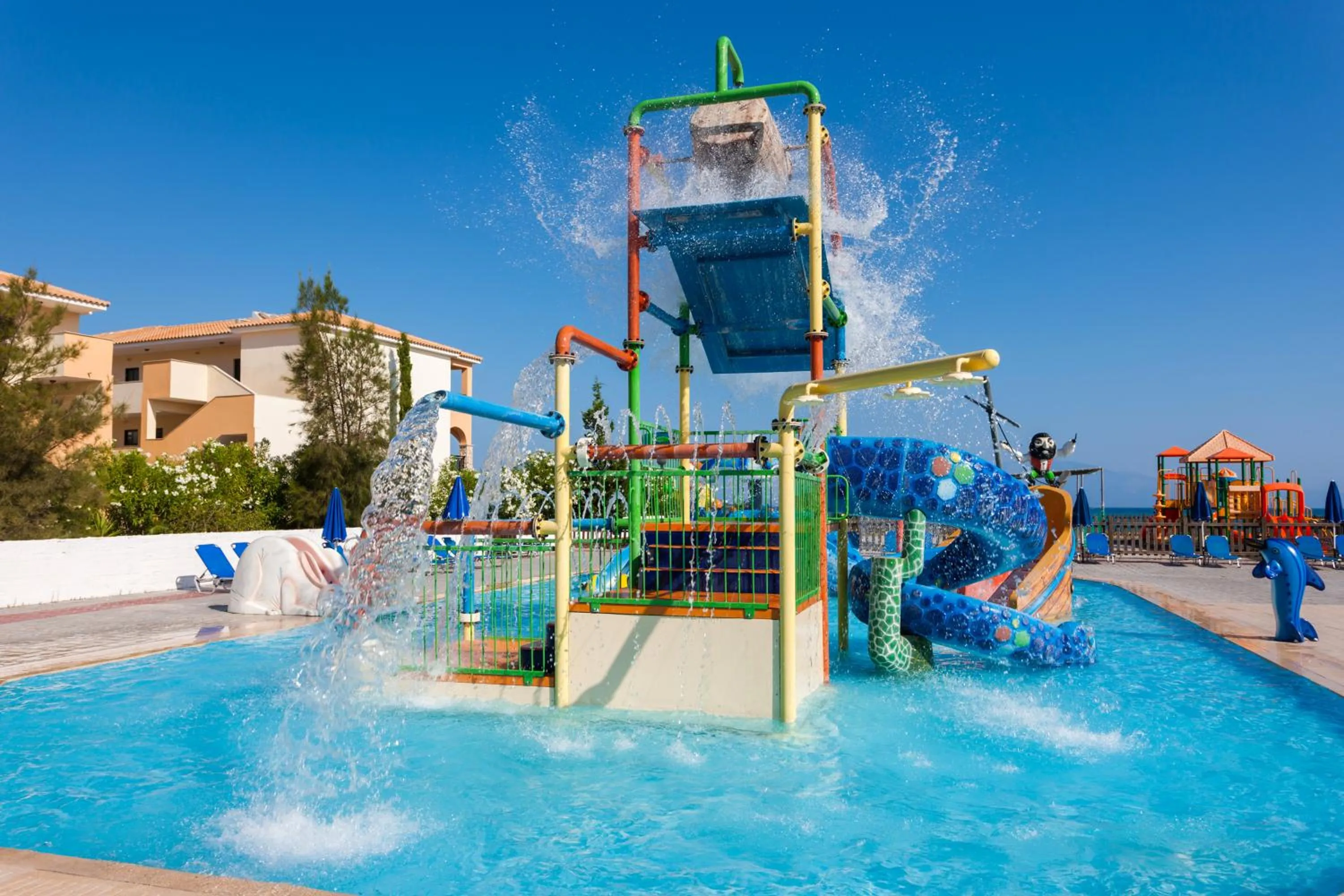 Aqua park in Alykanas Village Resort