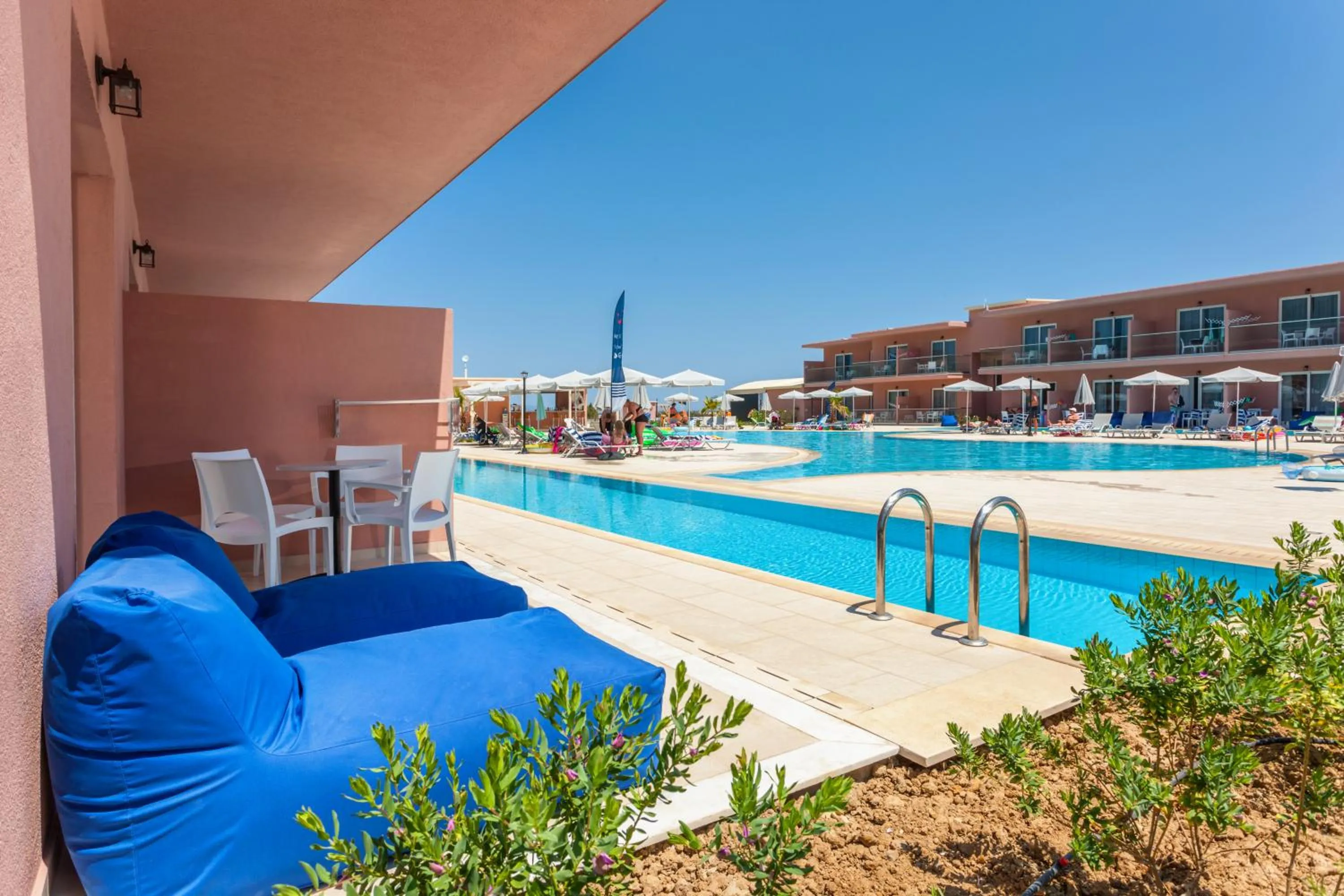 Pool view in Alykanas Village Resort