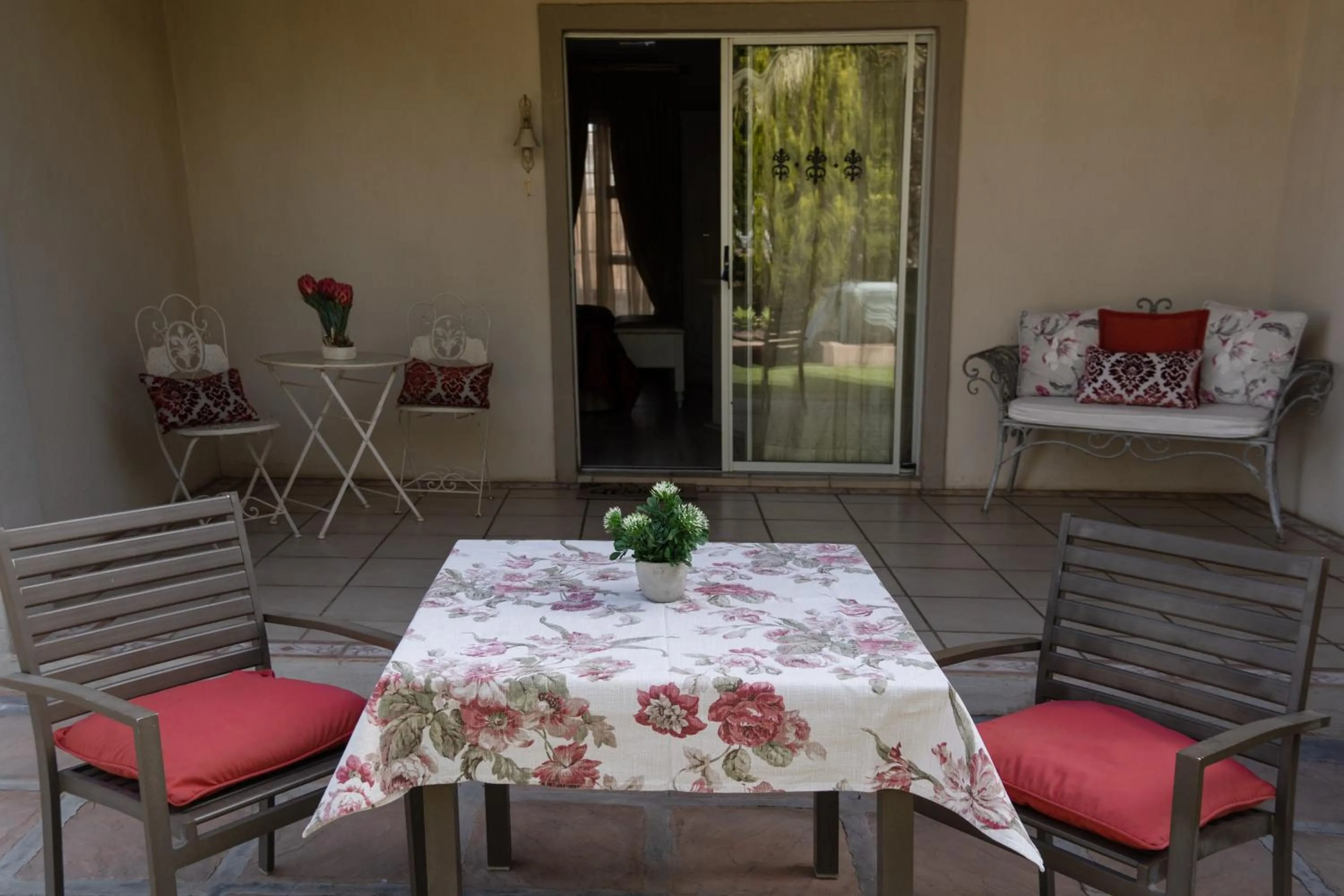 Patio in The Falls Guest House