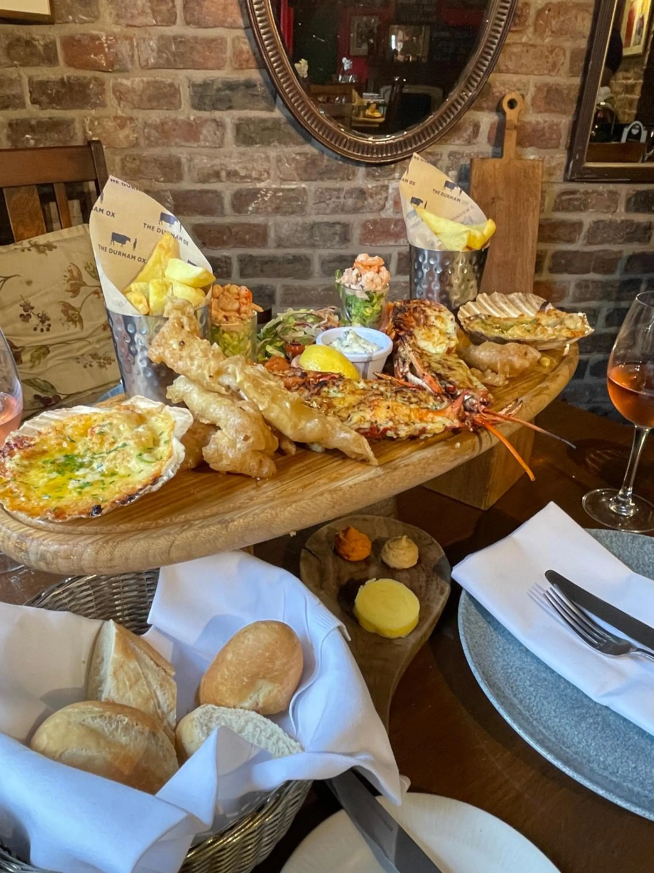 Food close-up in The Durham Ox