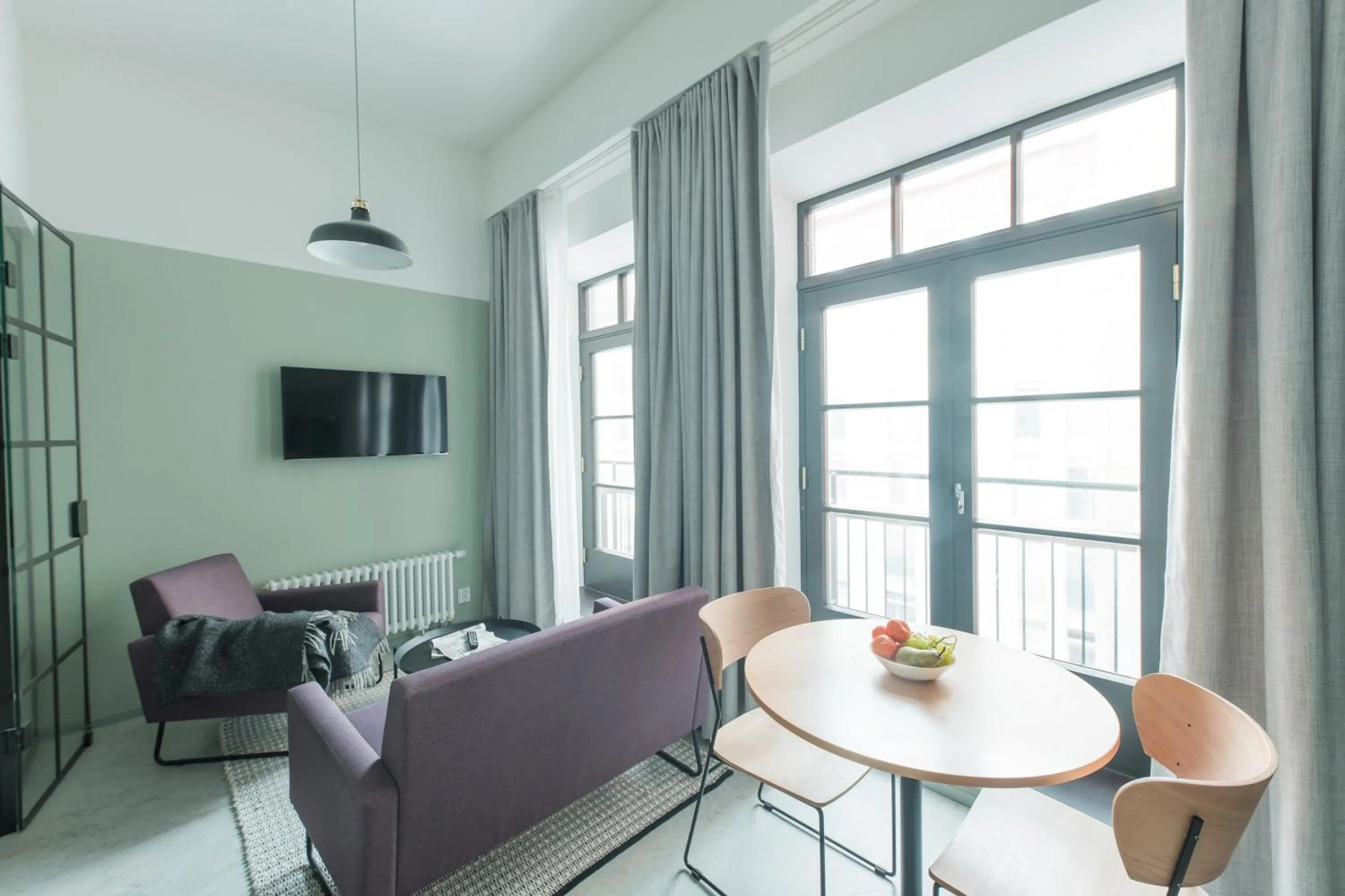 Seating area in Forenom Aparthotel Jyväskylä