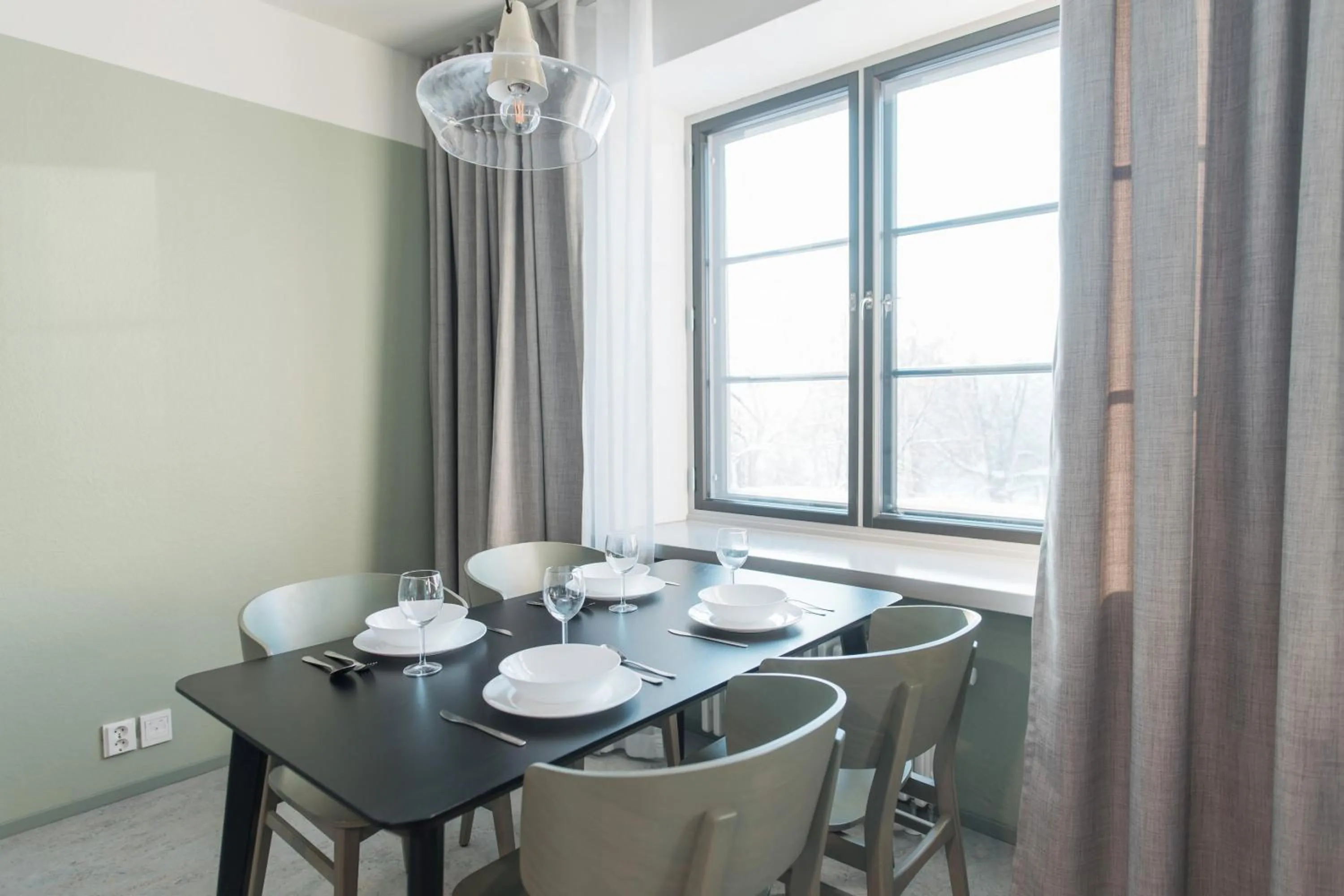 Dining area in Forenom Aparthotel Jyväskylä