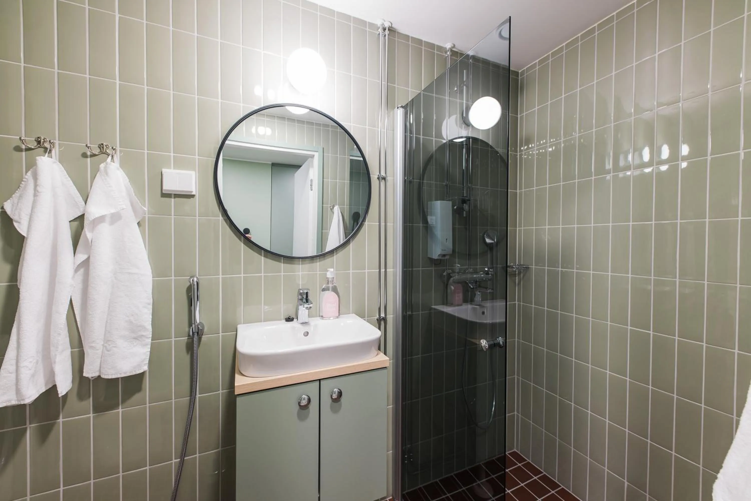 Bathroom in Forenom Aparthotel Jyväskylä